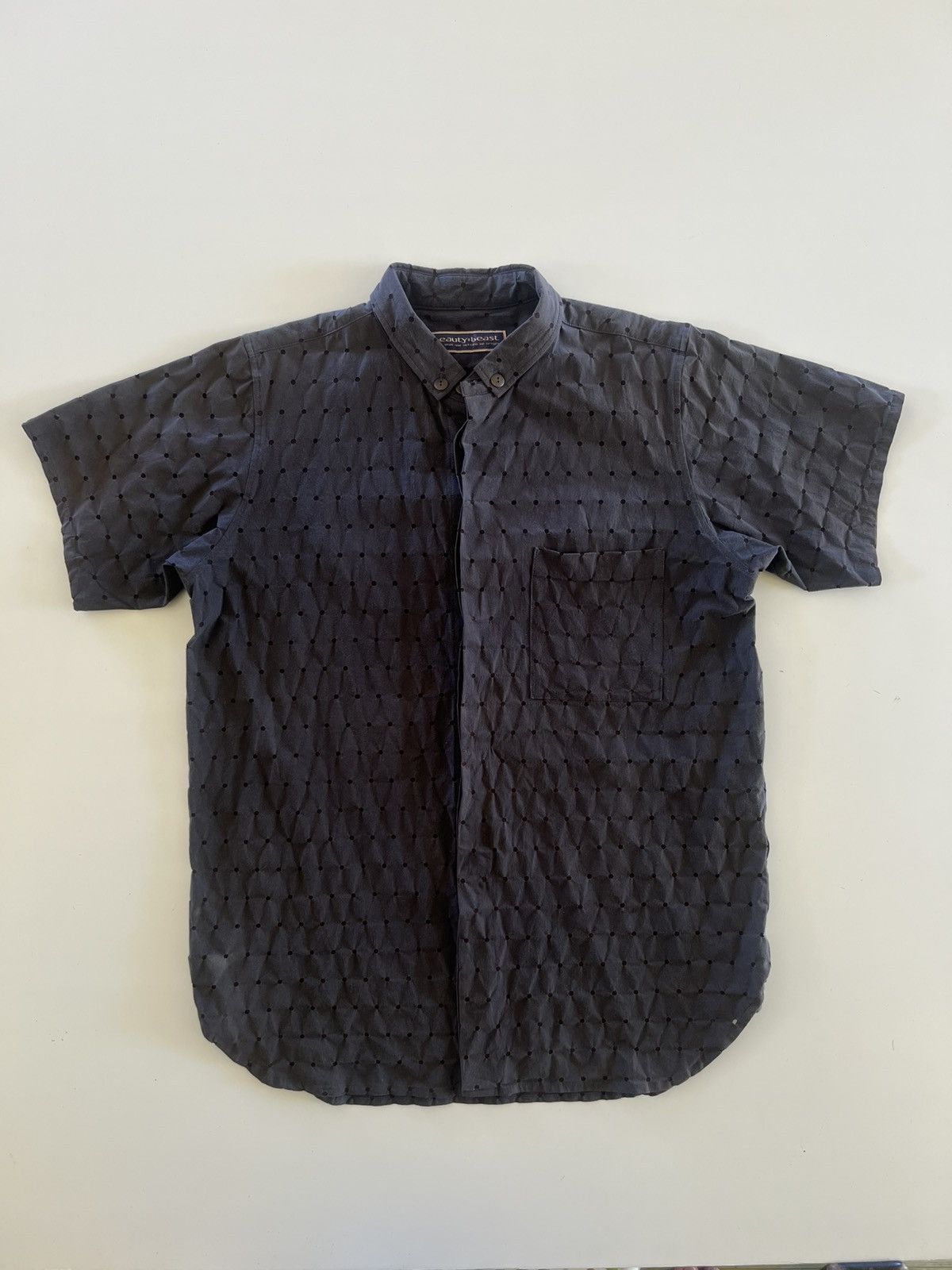 Beauty Beast Beauty Beast Polkadot Shirt Button Ups Size US M / EU 48-50 / 2 - 1 Thumbnail