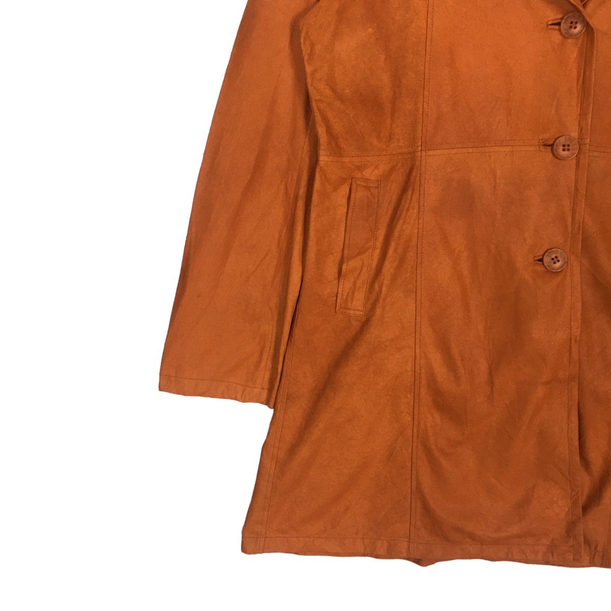 Pierre Balmain Pierre Balmain Paris Leather Coat Jacket Longcoat Size S / US 4 / IT 40 - 4 Thumbnail