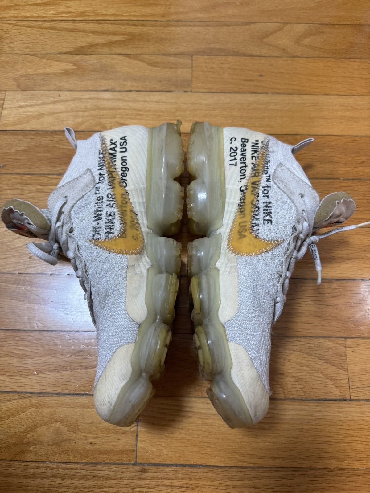Nike × Off-White Nike off white vapormax white Size US 9 / EU 42 - 2 Thumbnail