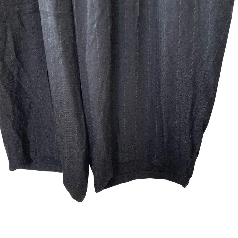 Yohji Yamamoto BLACK Scandal Yohji Yamamoto/Striped Wide Slacks Pants Size US 37 - 5 Thumbnail