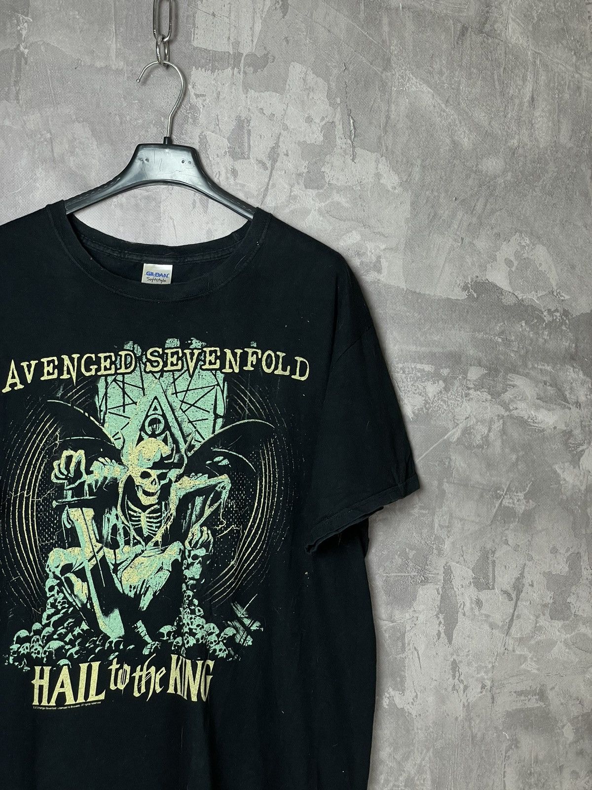 Band Tees × Vintage Avenged Sevenfold Band Tee Shirt Large Black Promo Merch Size US L / EU 52-54 / 3 - 4 Thumbnail