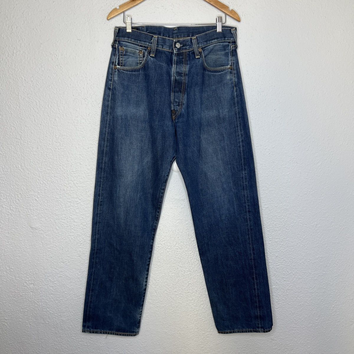 Evisu Evisu Denim Jeans Trousers Embroidered Seagull Logo Pants Size US 34 / EU 50 - 6 Thumbnail