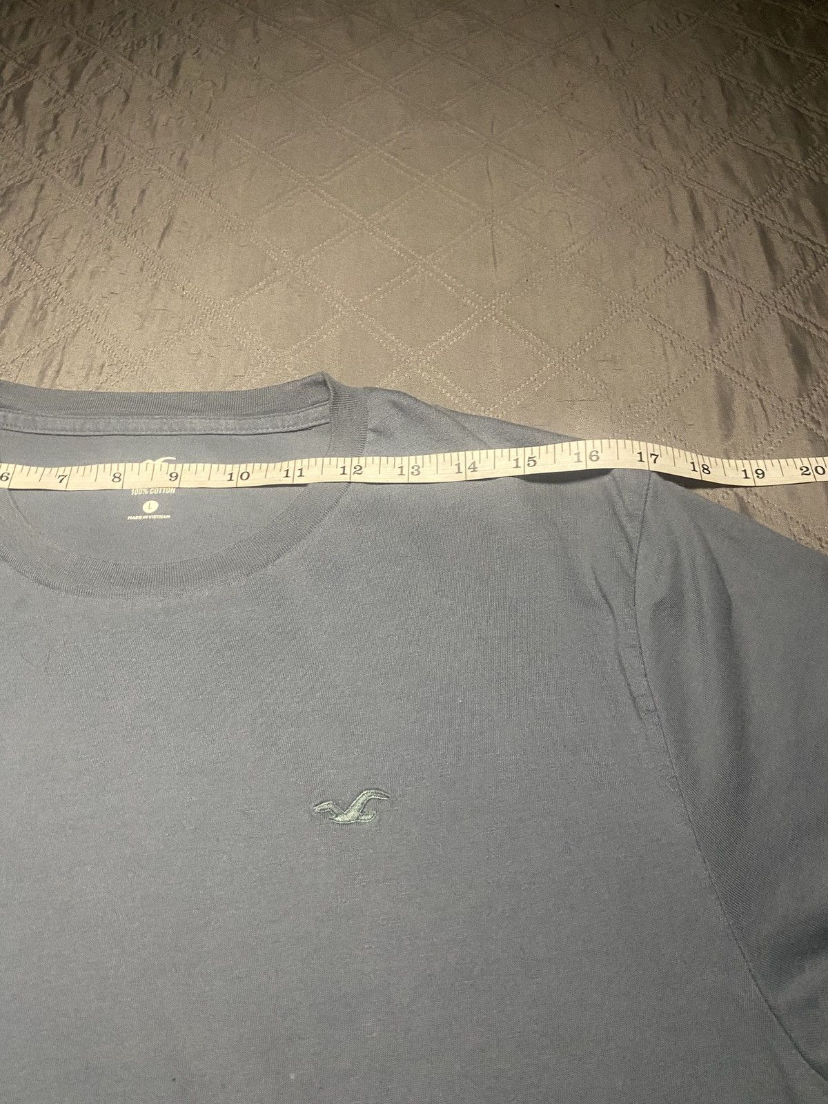 Hollister Hollister Creamy Blue T-shirt Short Sleeve Men’s Size L Size US M / EU 48-50 / 2 - 7 Thumbnail