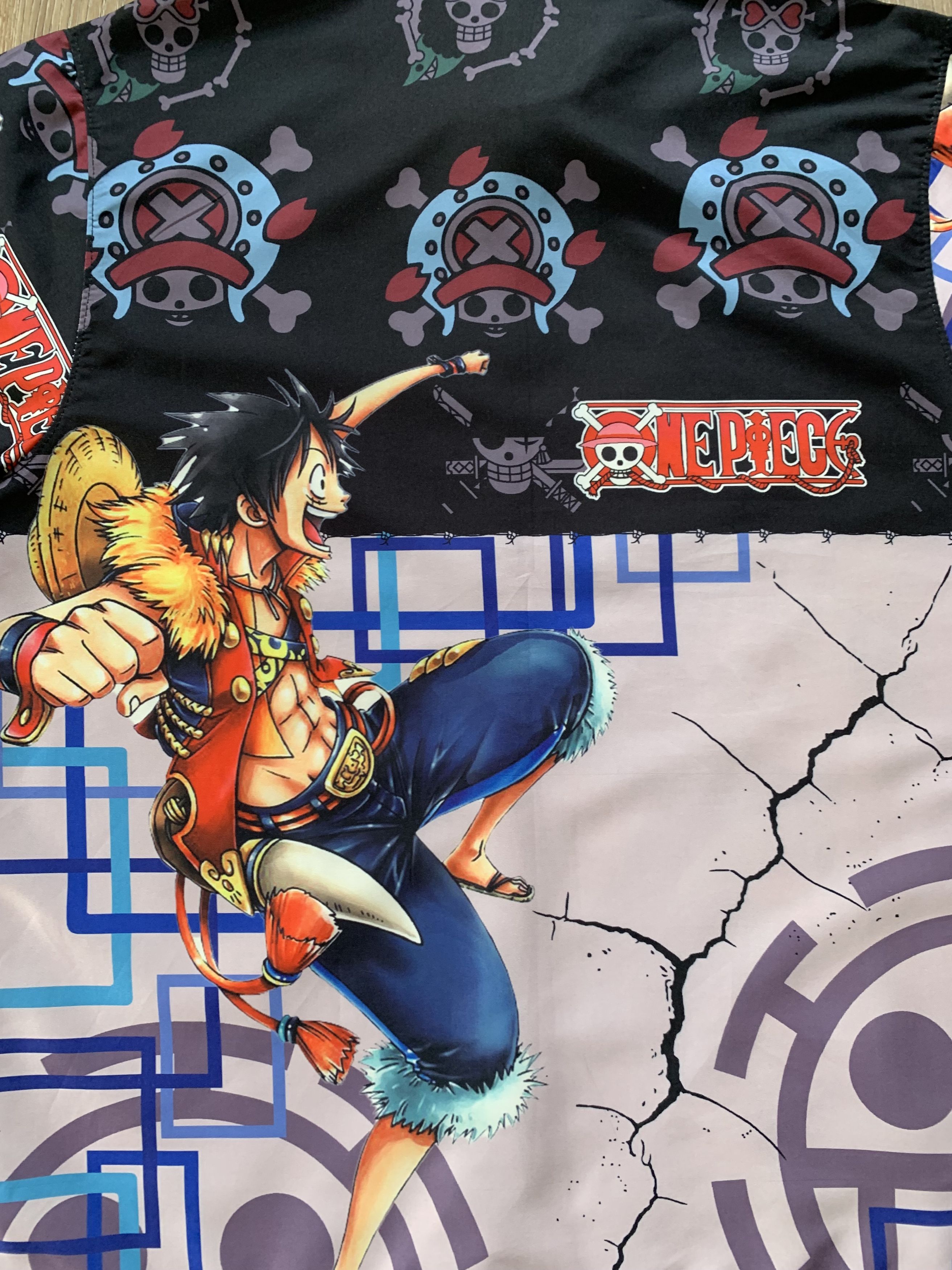 Anime × One Piece One Piece Full Printed Button Up Short Sleeve Shirt Size US M / EU 48-50 / 2 - 6 Thumbnail