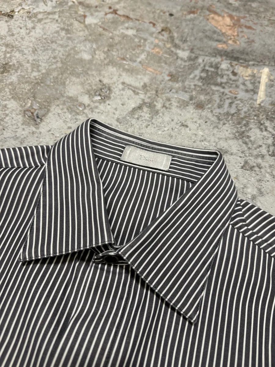 Dior Dior Striped Black & White Premium Button-up Shirt Size US M / EU 48-50 / 2 - 11 Thumbnail