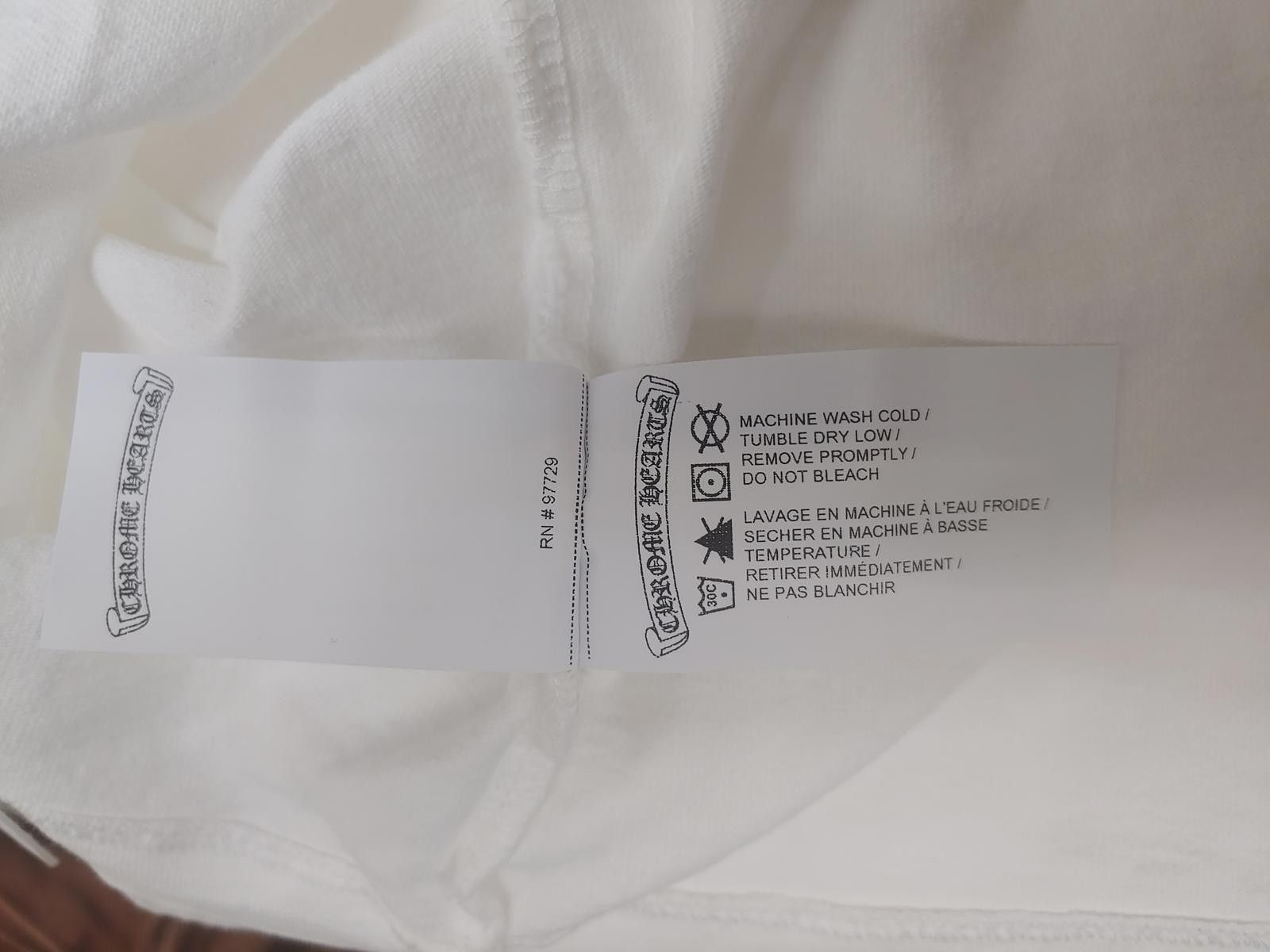Chrome Hearts Embroidered Pocket Tee in White