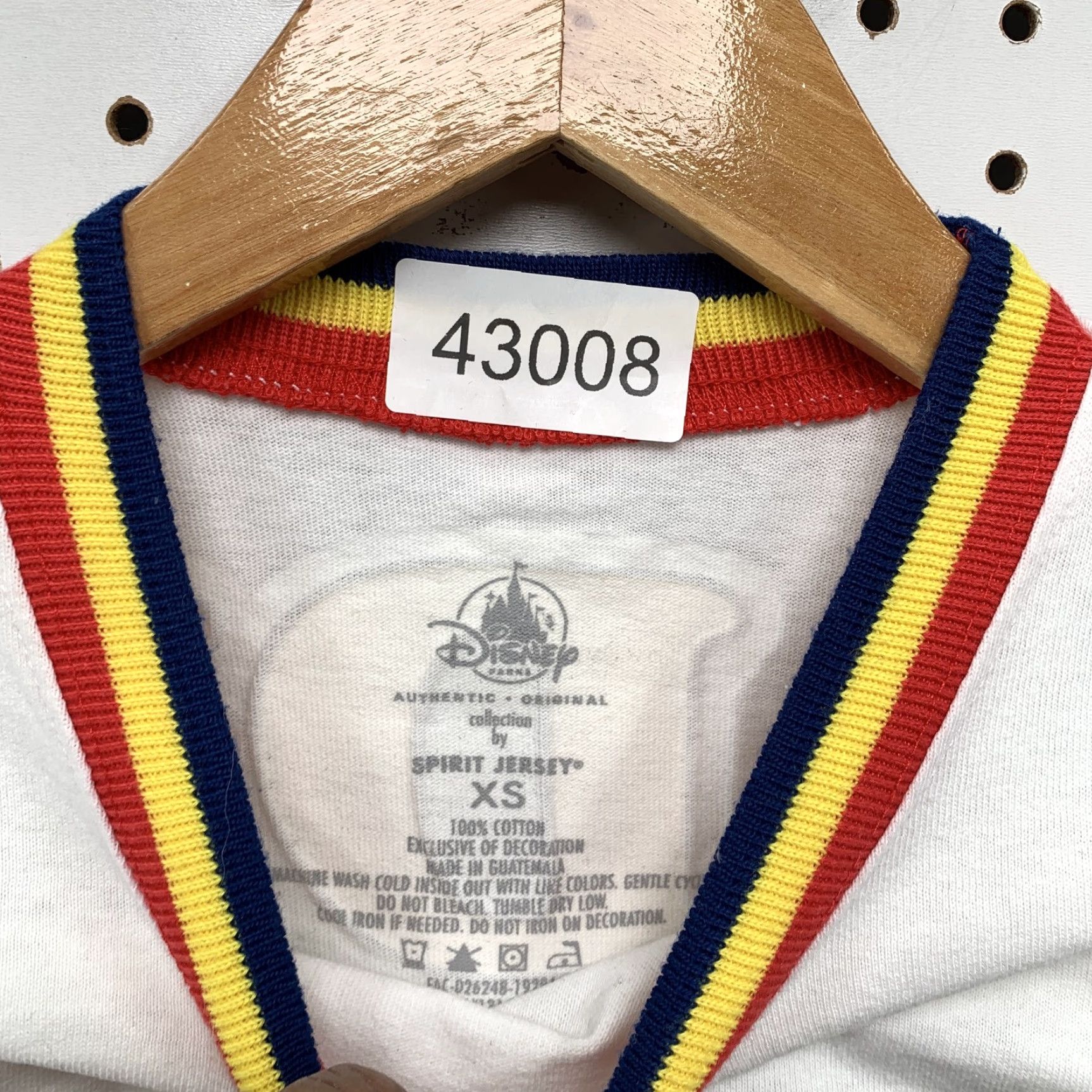 Disney Disney Spirit Jersey Shirt Men XS White Yellow Crew Neck Long Sleeve Graphic Print | Disney T-Shirt | Men’s XS White Yellow Spirit Jersey Size US XS / EU 42 / 0 - 3 Thumbnail