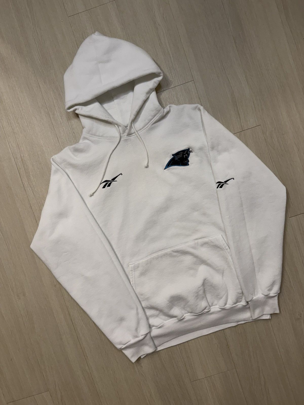 Reebok Reebok NFL Carolina Panthers White Pullover Hoodie Size US L / EU 52-54 / 3 - 2 Thumbnail
