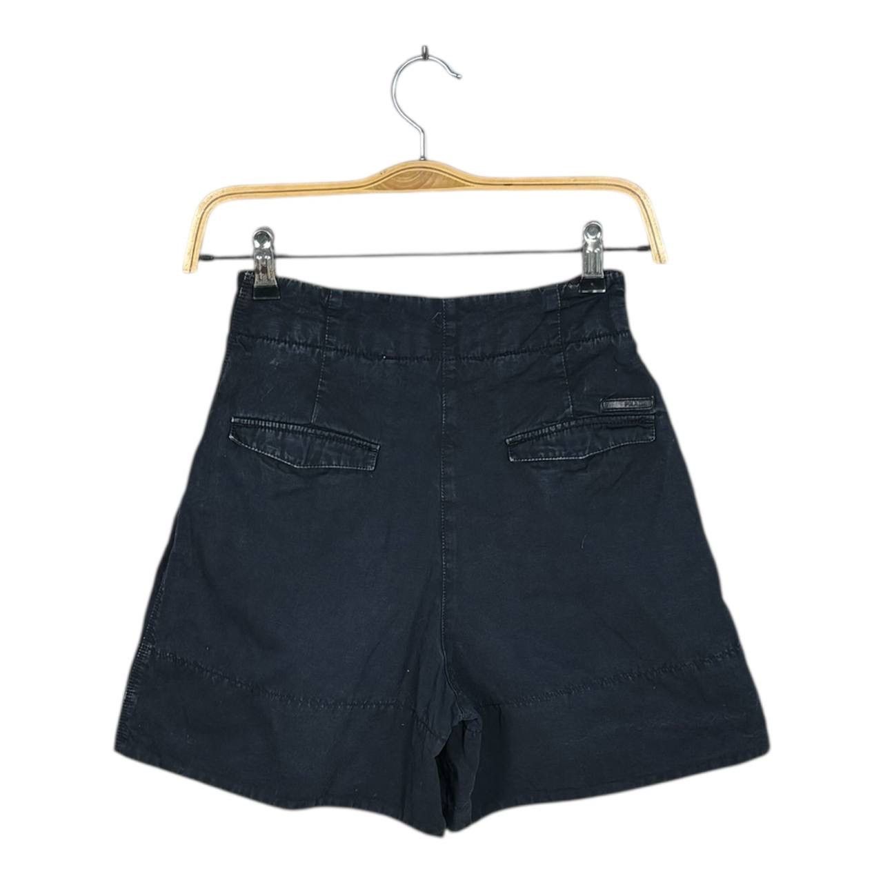 Prada Prada Fit Black Sun Faded Cargo Shorts Size 25" / US 0 / IT 36 - 2 Thumbnail