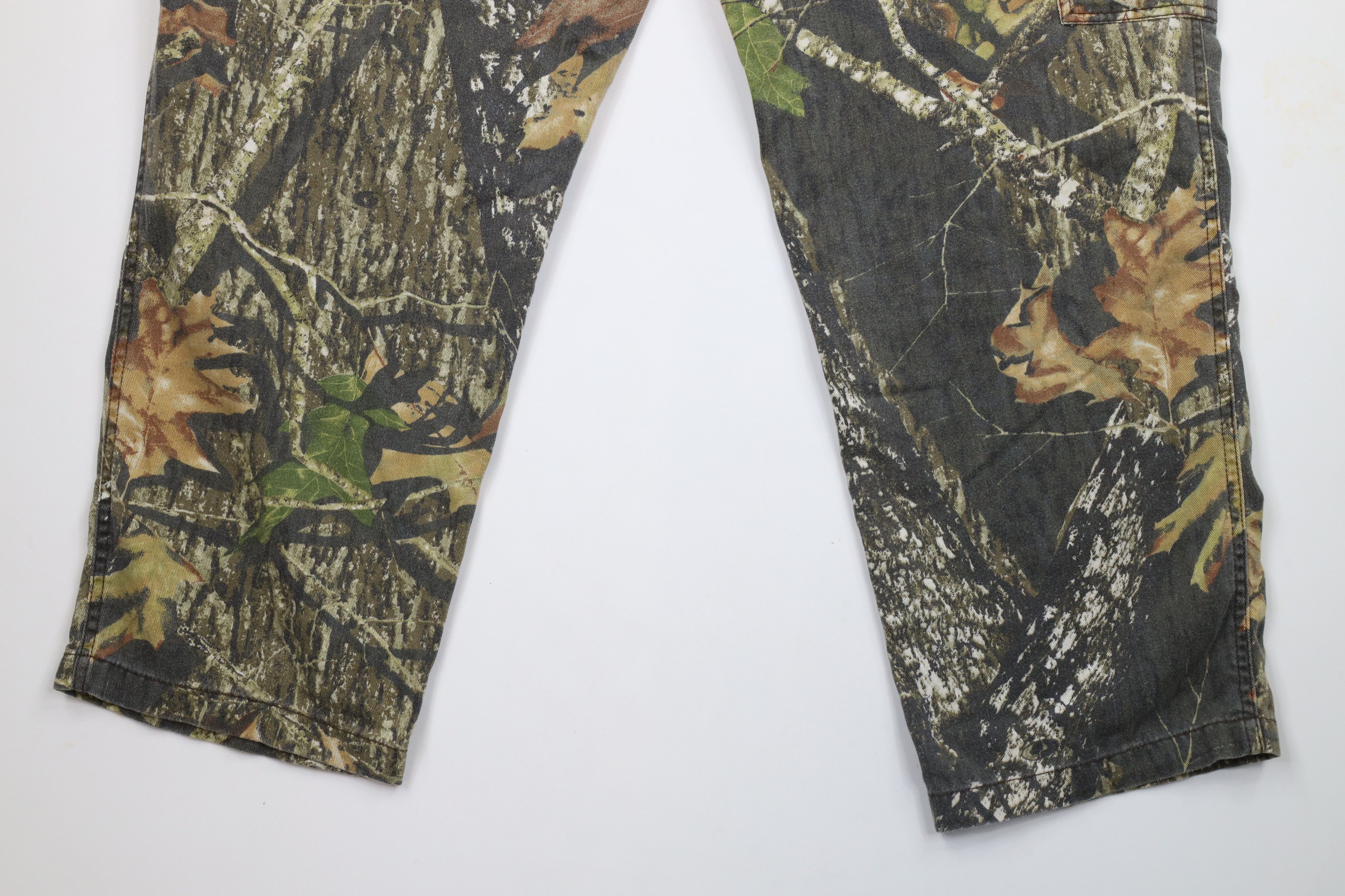 Mossy Oaks × Vintage Vintage Mossy Oak Camouflage Faded Wide Leg Cargo Pants Size US 40 / EU 56 - 10 Thumbnail