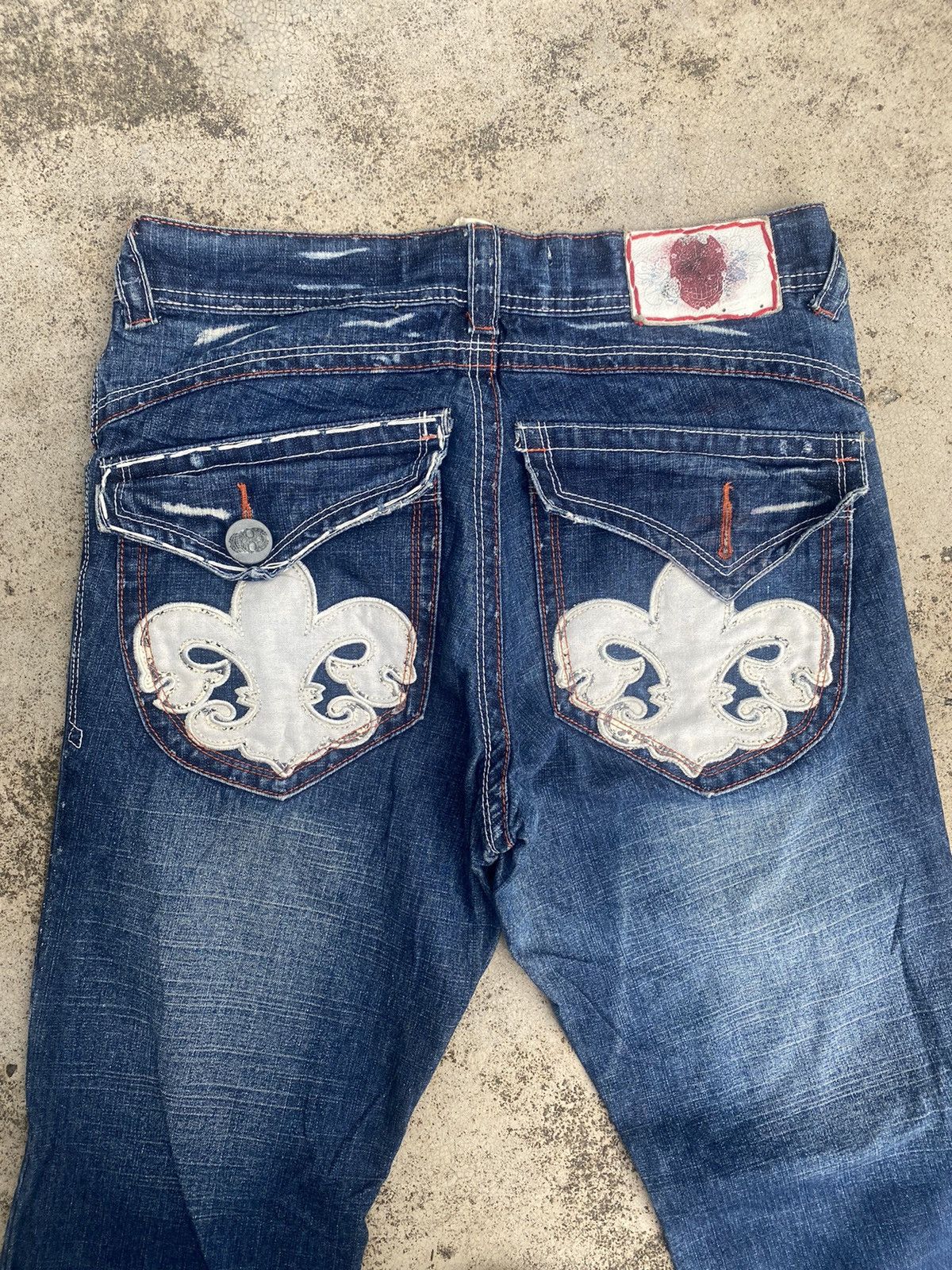 Japanese Brand Flare Jeans Raguna faded Bootcut Size US 32 / EU 48 - 23 Thumbnail