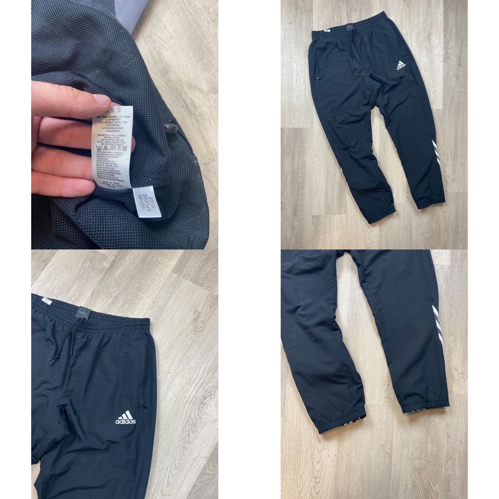 Adidas Adidas Tracksuit Jacket Pants L Mens Gray Vintage Set Includes Jacket Pants Shirt/Hoodie (adapt as one category: Tracksuit) Size 42R - 8 Thumbnail