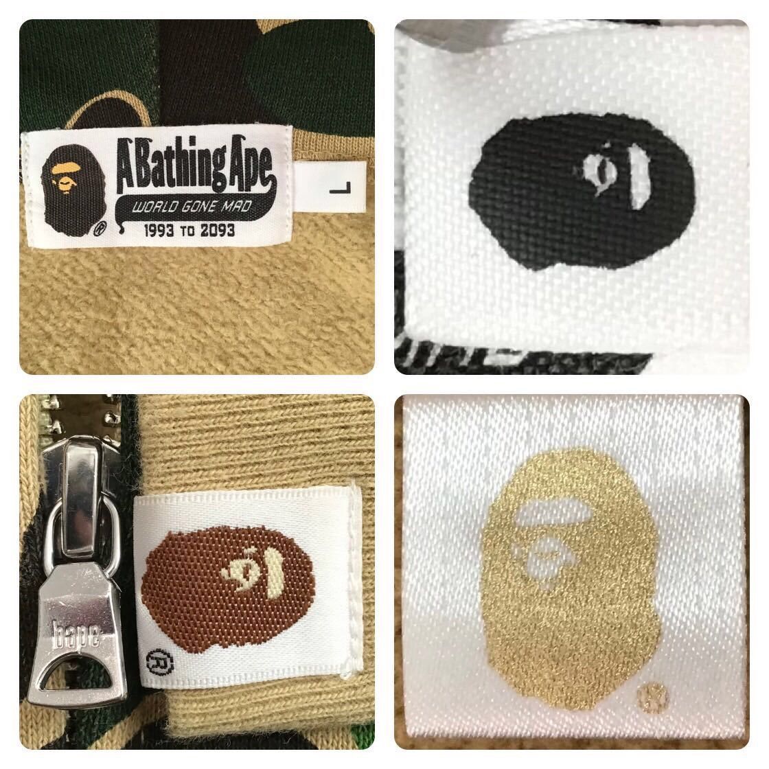 Bape BAPE LOGO ABC CAMO FULL ZIP HOODIE green a bathing ape Size US L / EU 52-54 / 3 - 7 Thumbnail