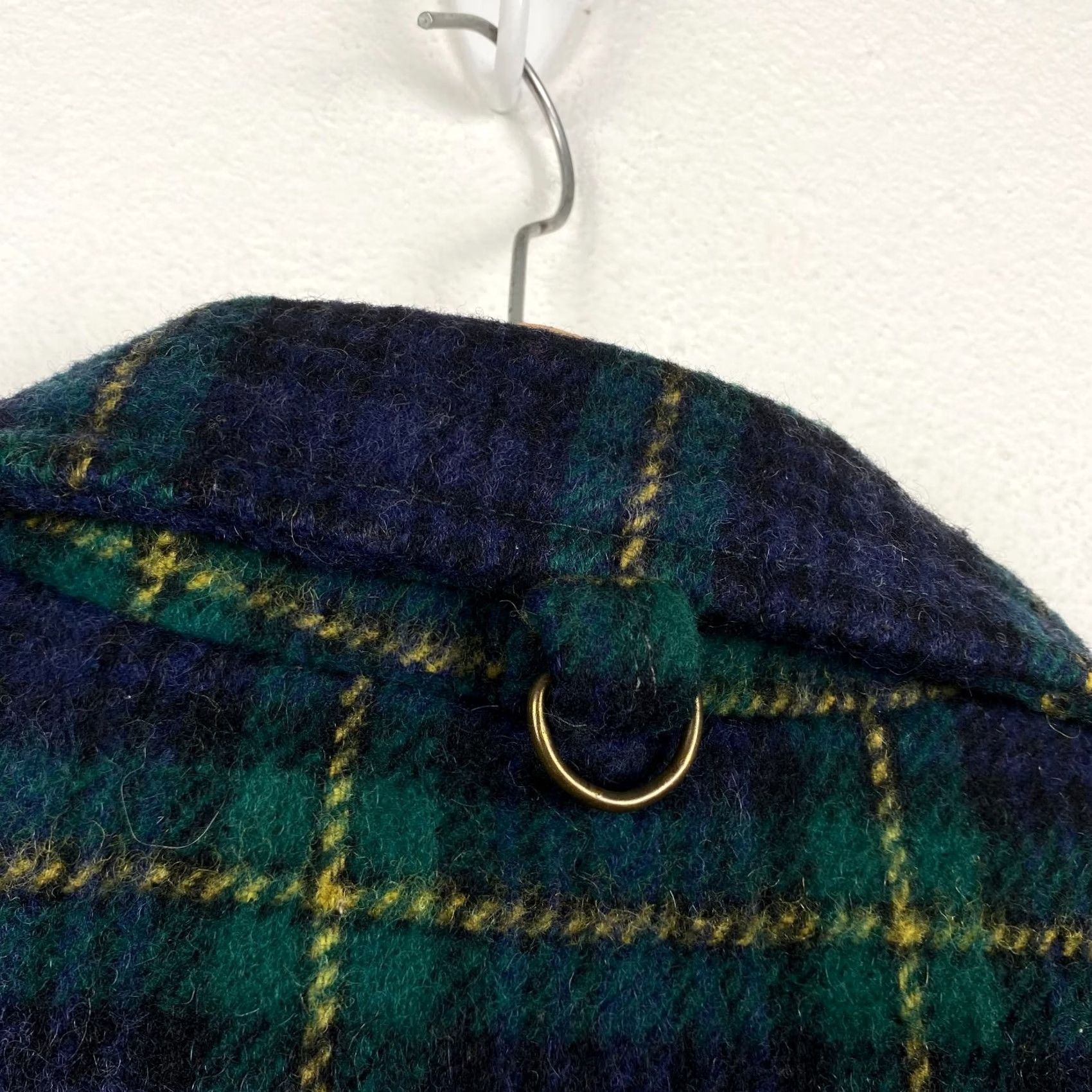 Swatch VTG Peters All Weather Wear Black Watch Plaid Fur Lined Shirt Jacket Sz L Mens Wool Button Long Coat Neon 90s Theme Classic Lined Size US L / EU 52-54 / 3 - 4 Thumbnail