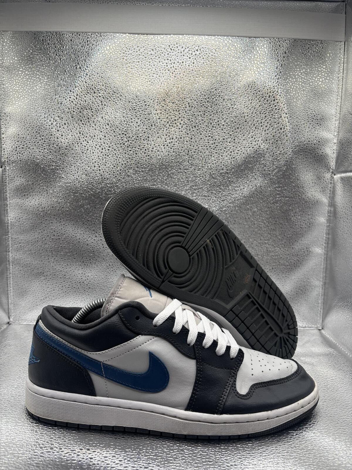 Jordan Brand Air Jordan 1 low anthracite industrial blue Size US 10.5 / IT 40.5 - 1 Thumbnail
