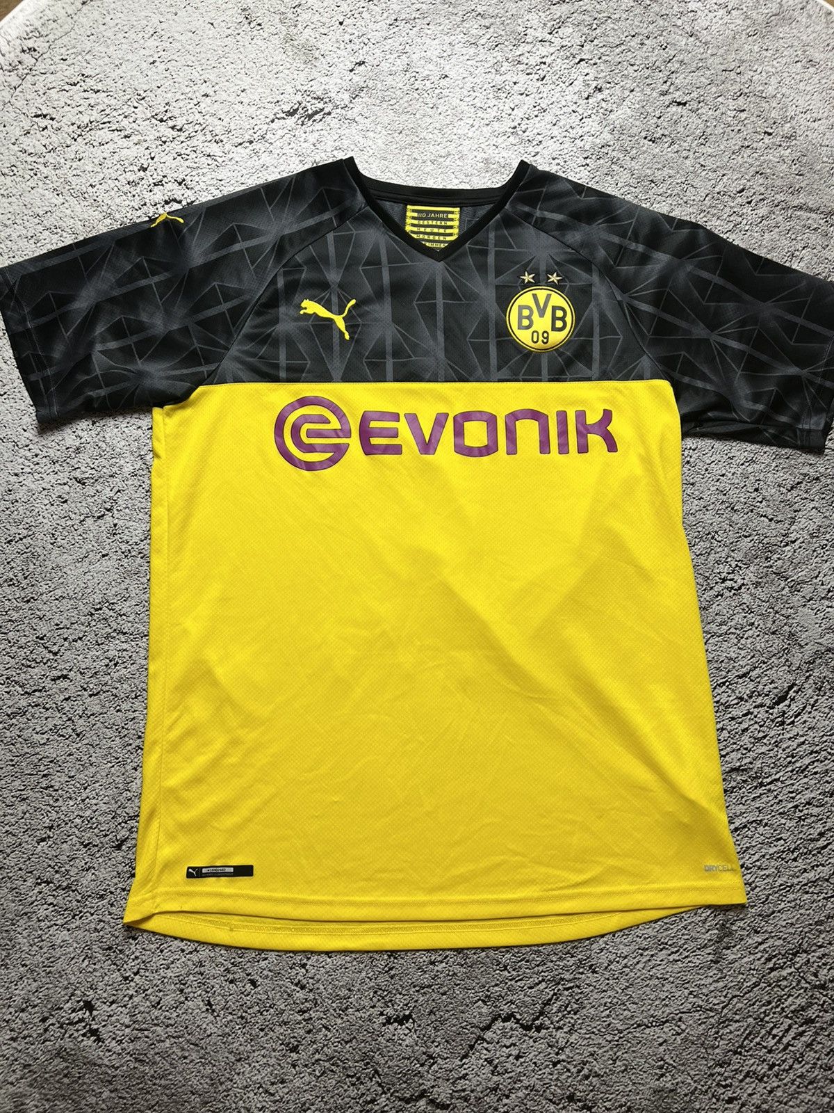 Puma 2019-2020 FC Borussia Dortmund Jadon Sancho puma jersey Size US L / EU 52-54 / 3 - 3 Thumbnail