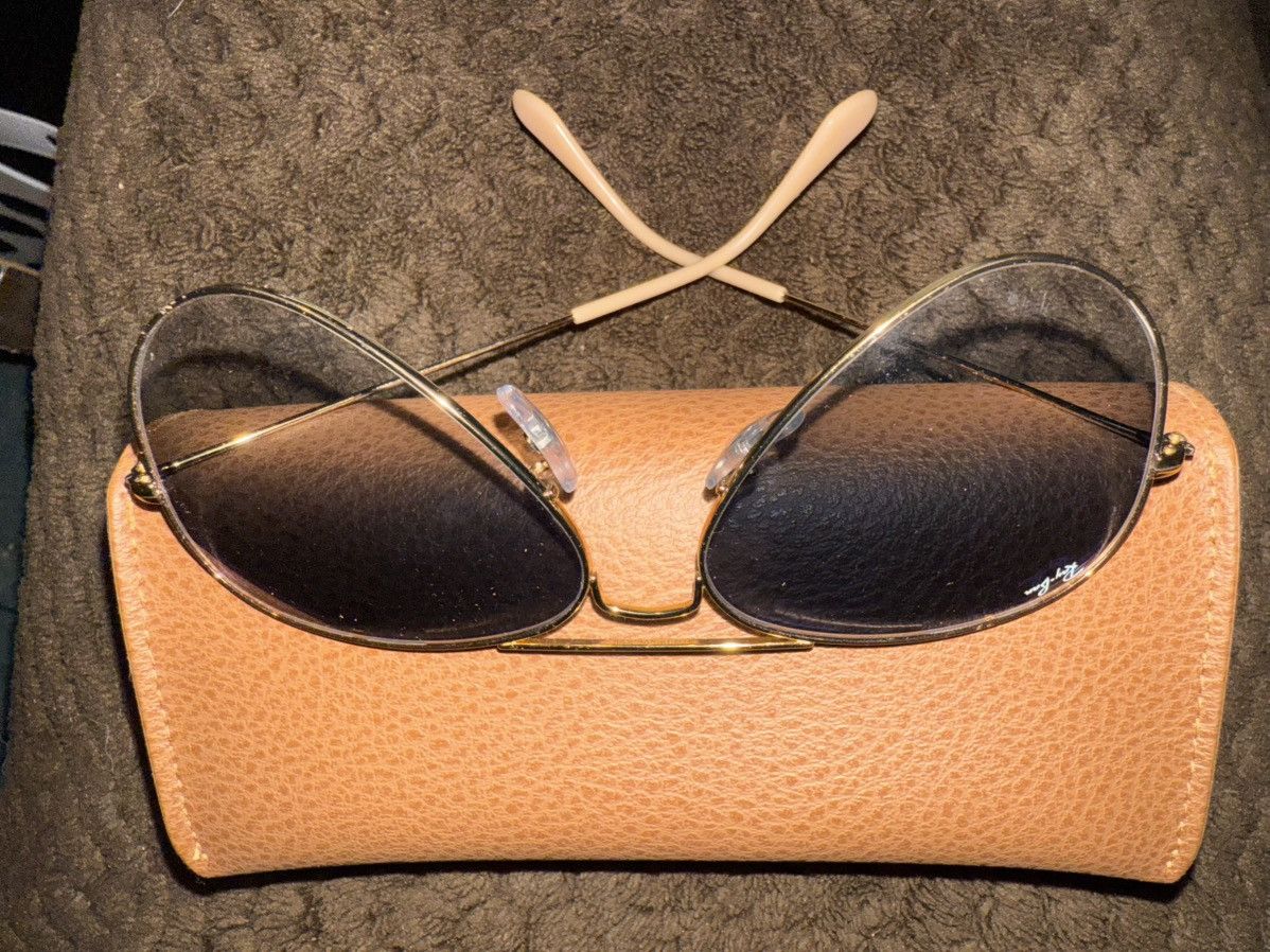 RayBan RayBan Aviator Gold Sunglasses RB3025 w/ box, case & cloth Size ONE SIZE - 6 Thumbnail