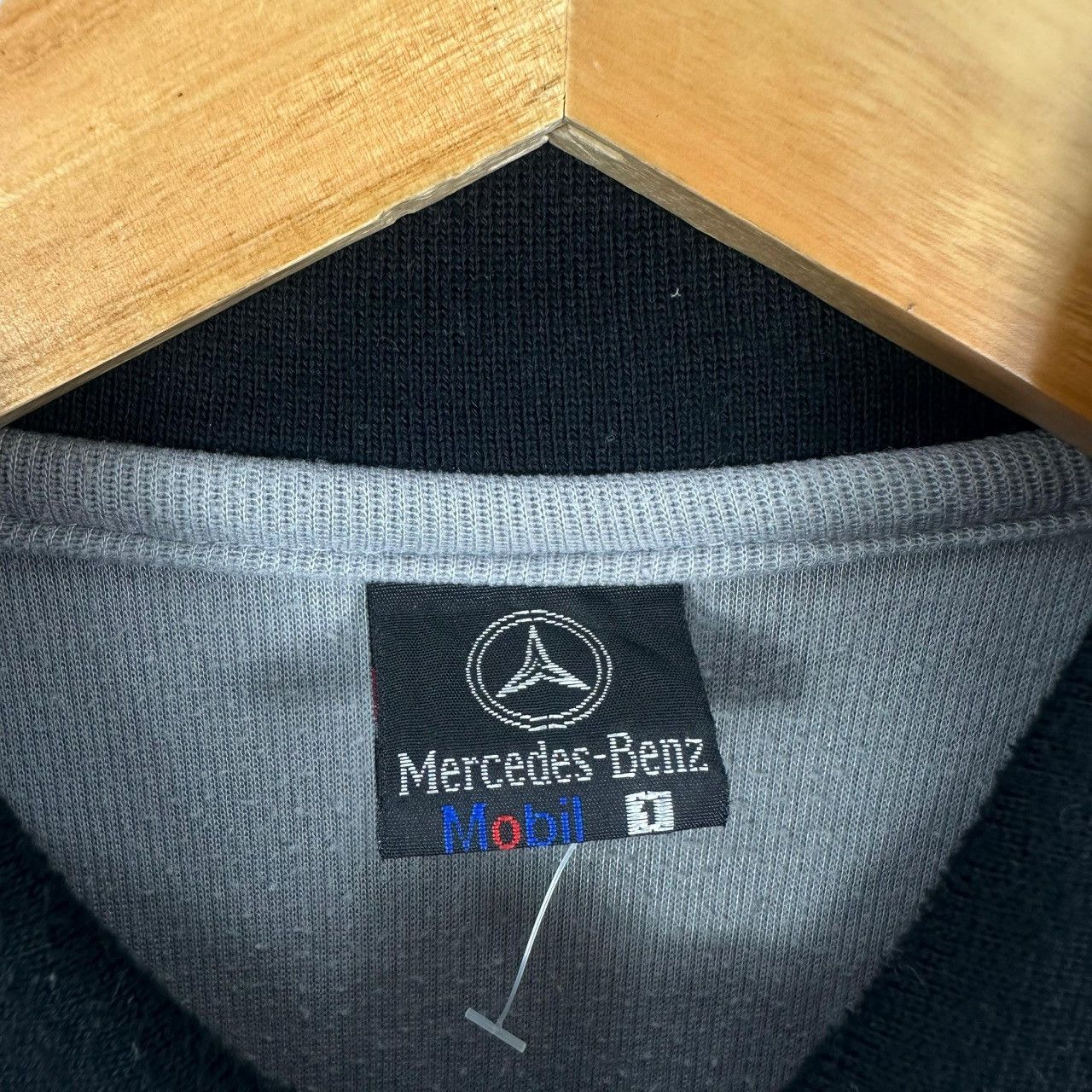 Mercedes-Benz Vintage West McLaren Mercedes F1 Racing Polo Shirt Grey L Size US L / EU 52-54 / 3 - 6 Thumbnail