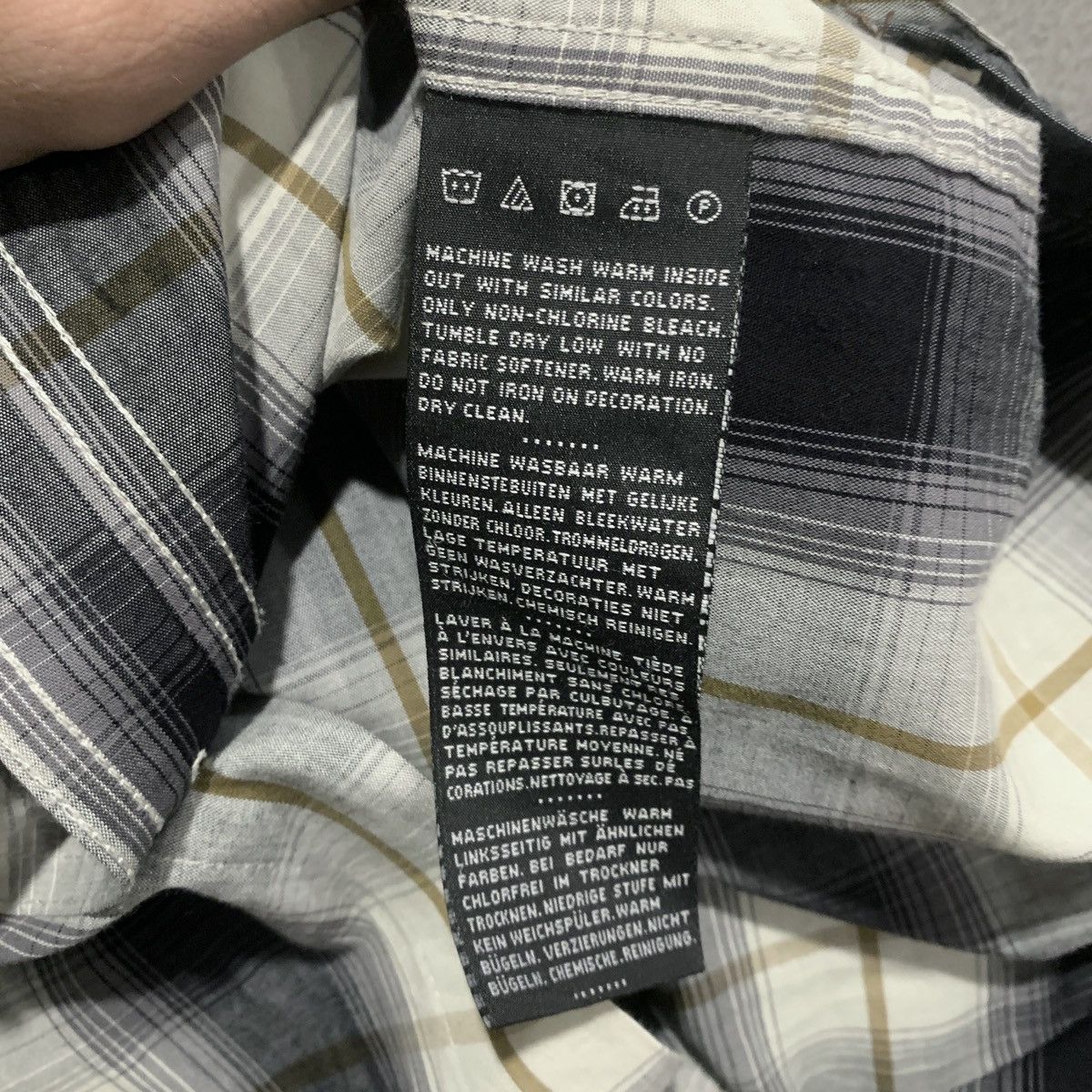 Harley Davidson Harley Davidson Plaid Camp Shirt Grey Large Embroidered SS Size US L / EU 52-54 / 3 - 13 Thumbnail