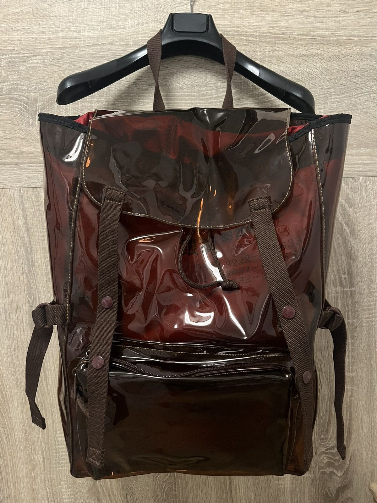 Raf Simons Raf Simons Eastpak Volume Topload Backpack PVC Transparent |  Grailed