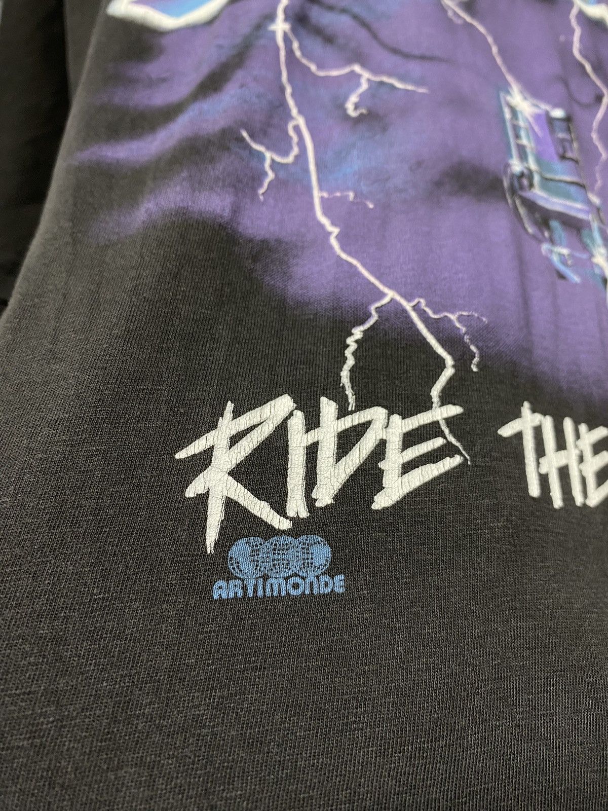 Band Tees Vintage 90’s Metallica Ride the Lightning Band Shirt Large Size US L / EU 52-54 / 3 - 5 Thumbnail