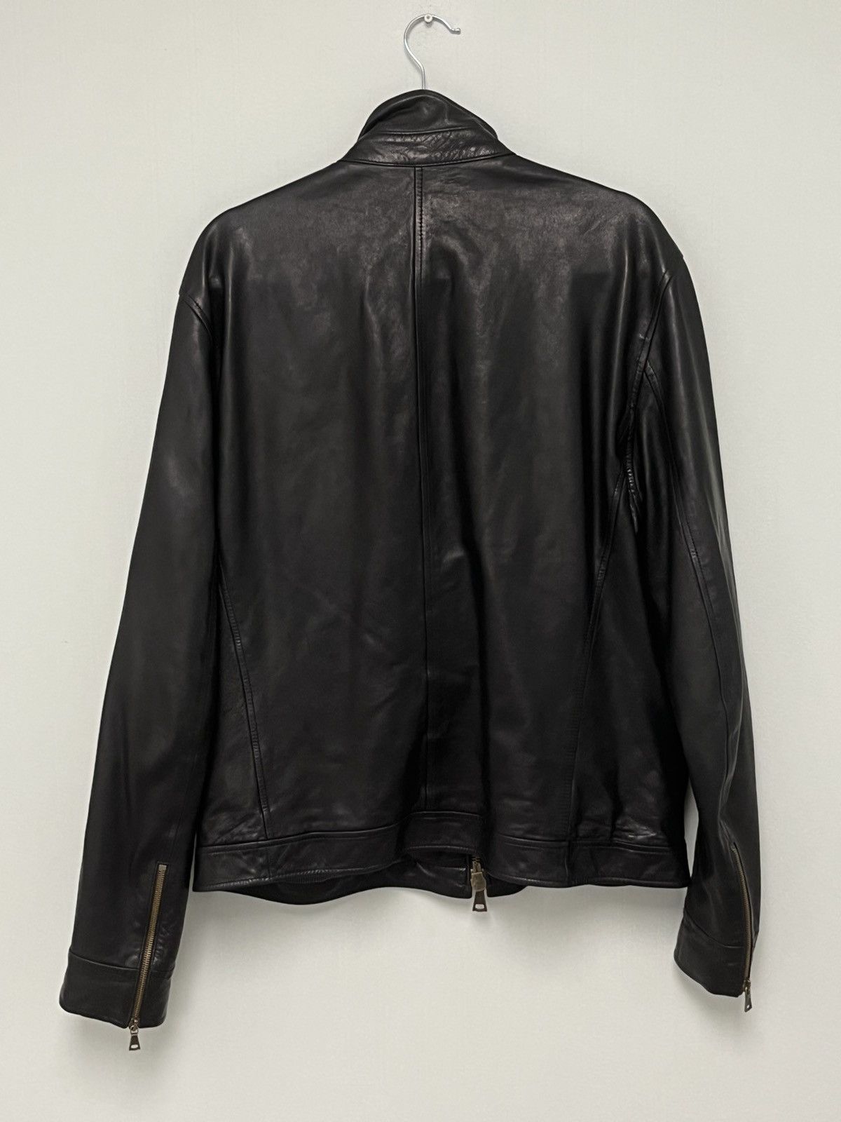 John Varvatos York Leather Jacket EU 56 USA 46 Size US XL / EU 56 / 4 - 15 Thumbnail