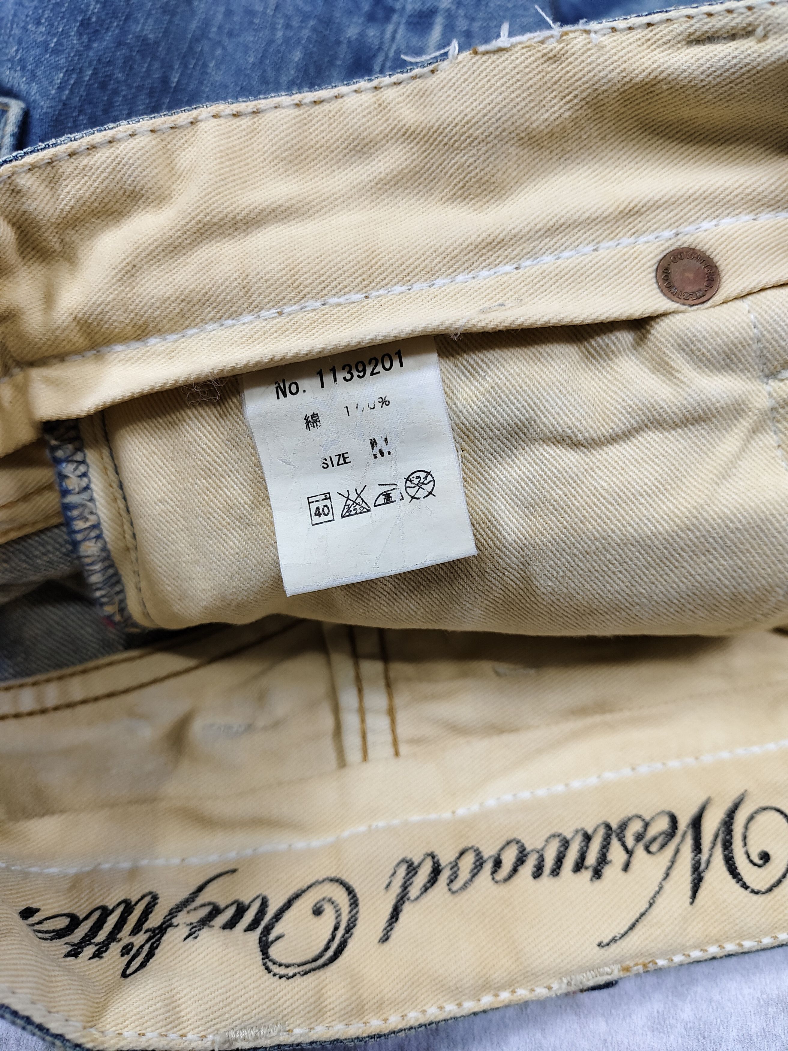 Vivienne Westwood Westwood Outfitters- Punk Grunge Distressed Selvedge Shorts Size 30" / US 8 / IT 44 - 11 Thumbnail