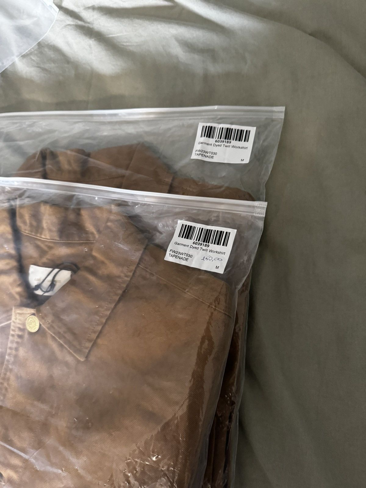 Aime Leon Dore Aime Leon Dore Garment Dyed Twill Workshirt Tapenade Jacket Size US M / EU 48-50 / 2 - 3 Thumbnail