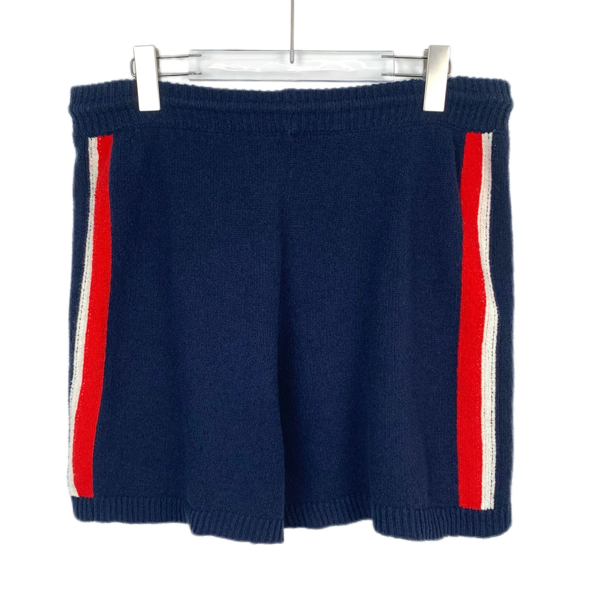 Gucci Gucci Multicolored Striped Logo Embroidered Cotton Knit Shor Size 26" / US 2 / IT 38 - 7 Thumbnail