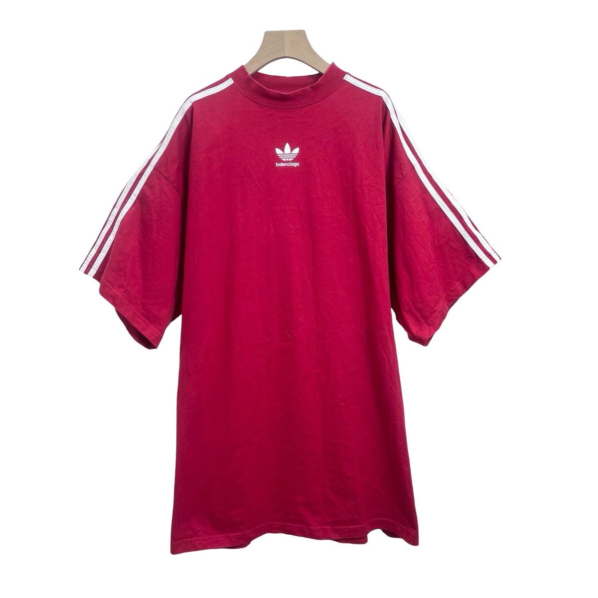 Adidas × Balenciaga SS23 Balenciaga Adidas Red Insert T-Shirt