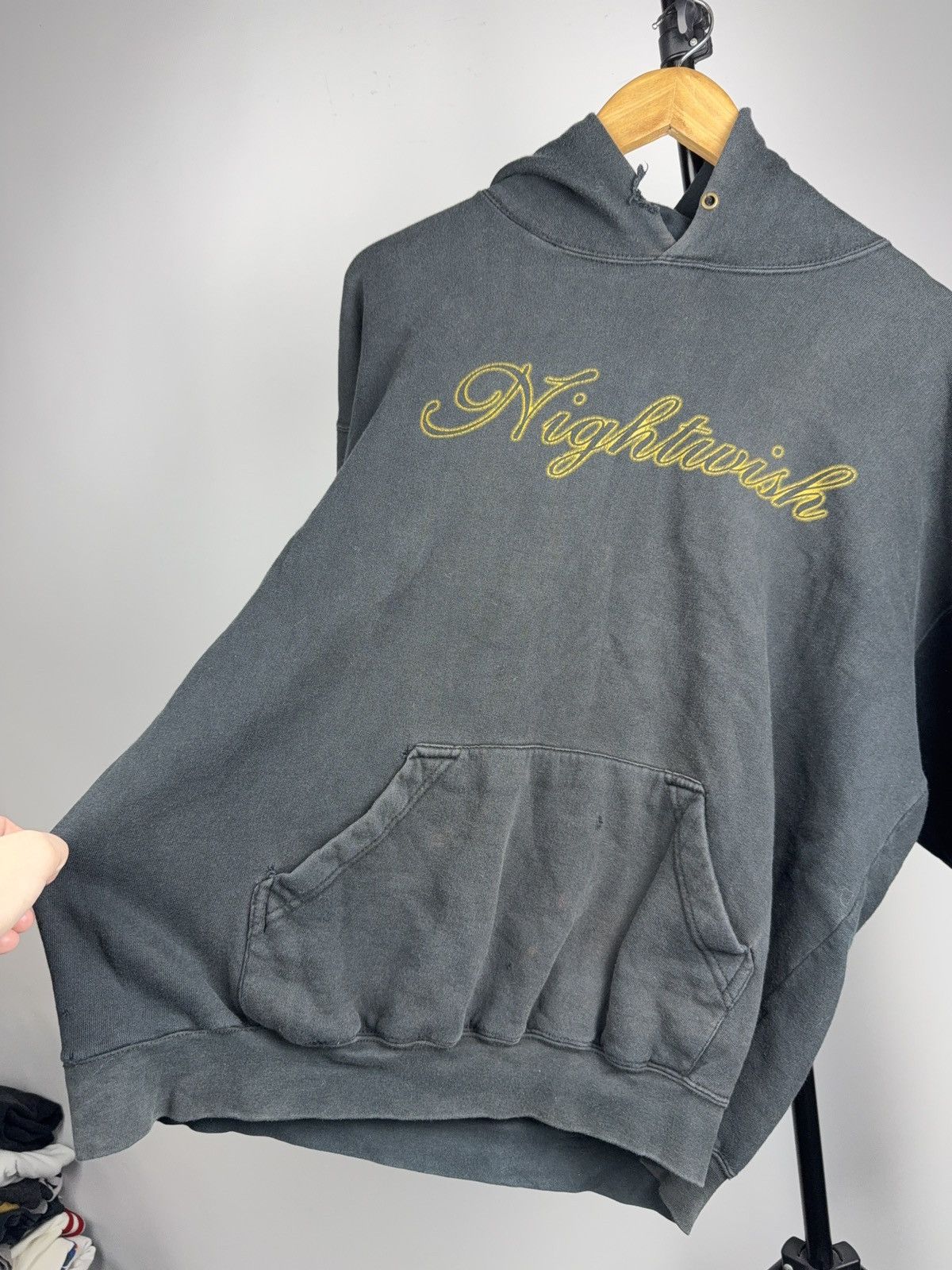 Band Tees 00s Vntg Nightwish 2003 Vintage Hoodie Tarja Era Band Merch Size US L / EU 52-54 / 3 - 5 Thumbnail