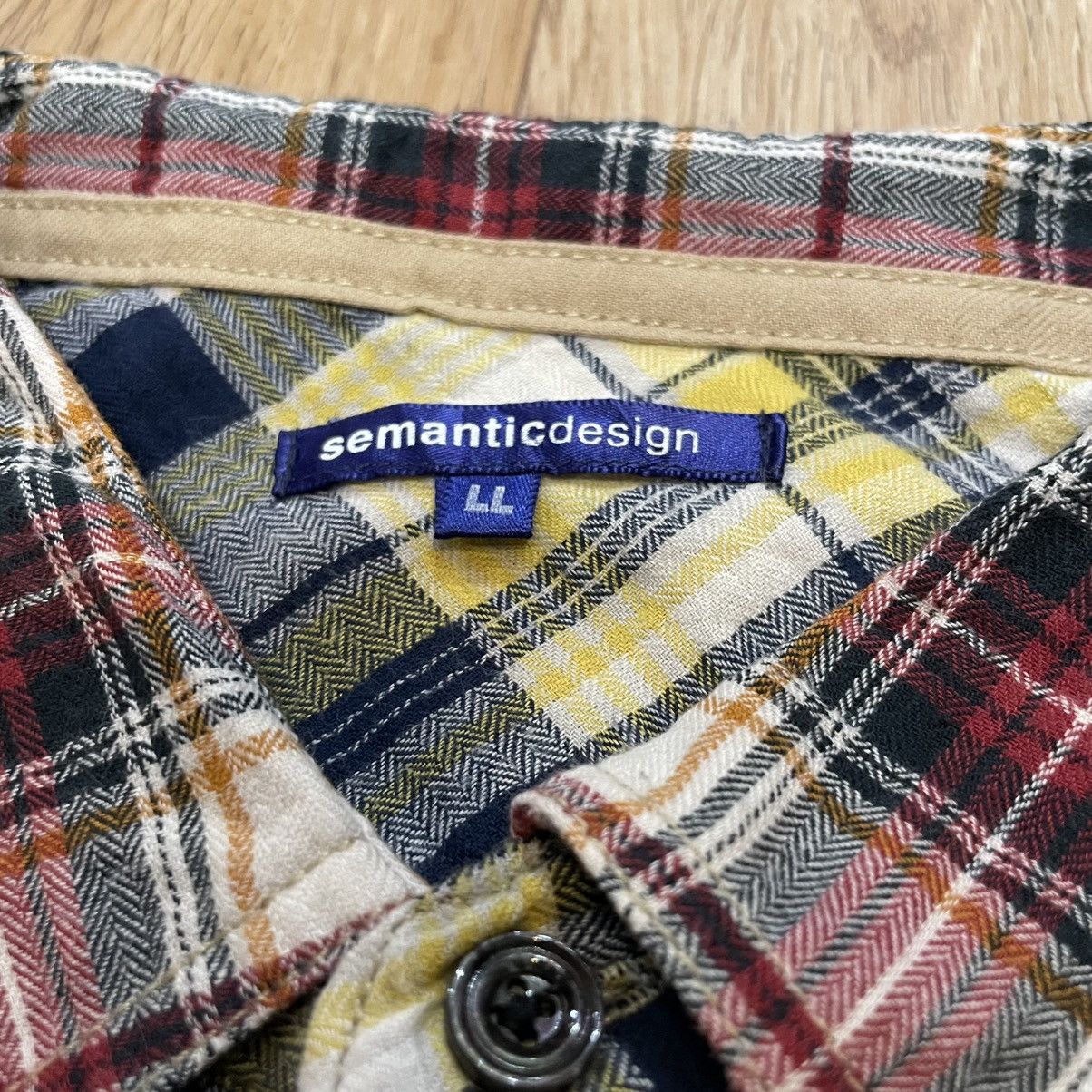 semanticdesign Semantic Design Contrast Multi Flannel Button Up Size US L / EU 52-54 / 3 - 3 Thumbnail
