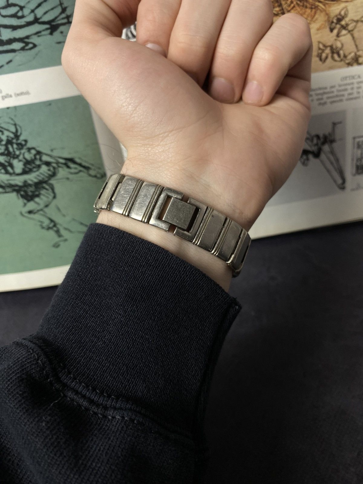 Japanese Brand Vintage Brian Stil Ladies Watch Silver Square Retro Rare Size ONE SIZE - 8 Thumbnail