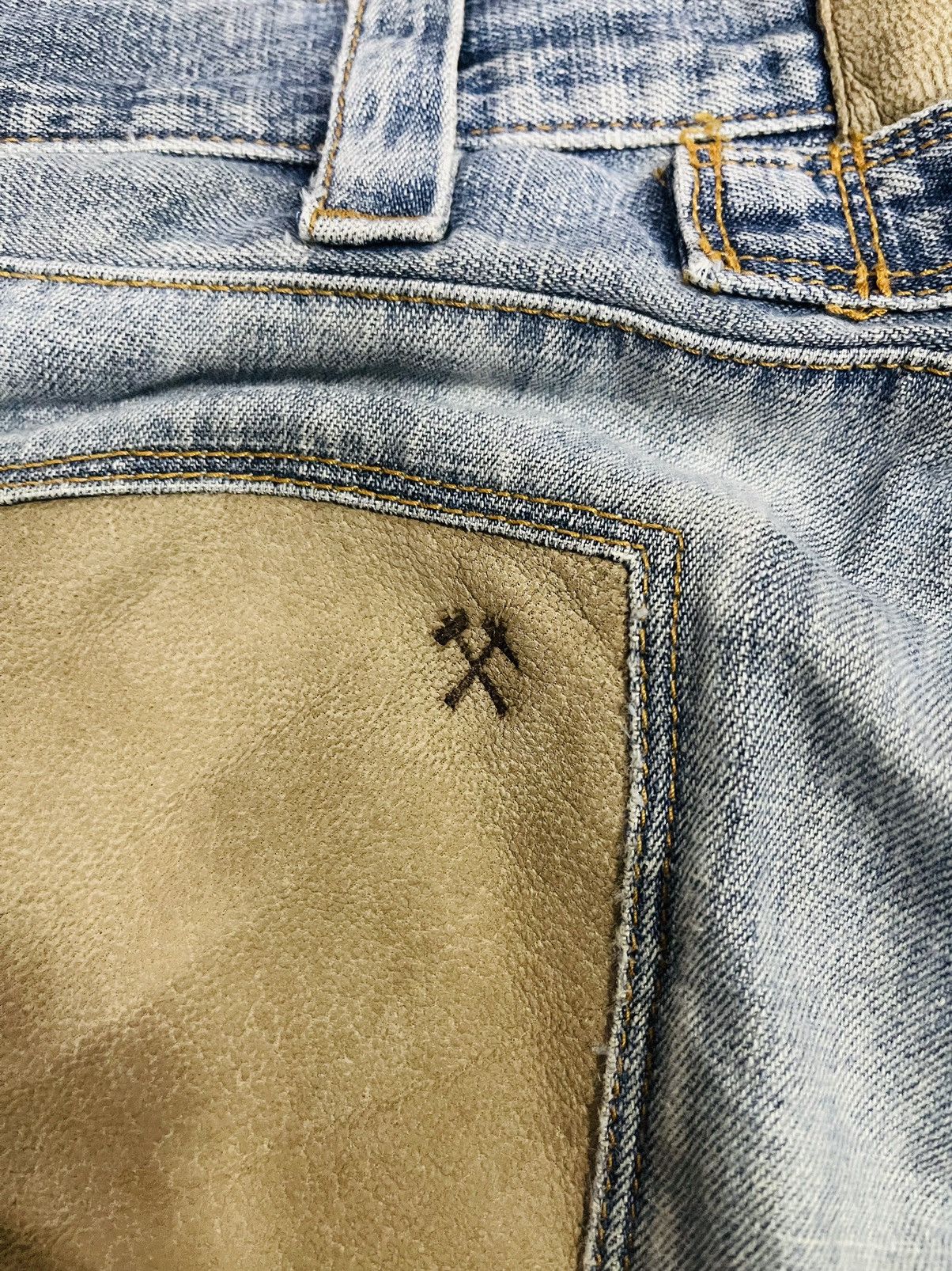 Jean Decauville-Pant Distressed Jeans (13) Size US 32 / EU 48 - 7 Thumbnail