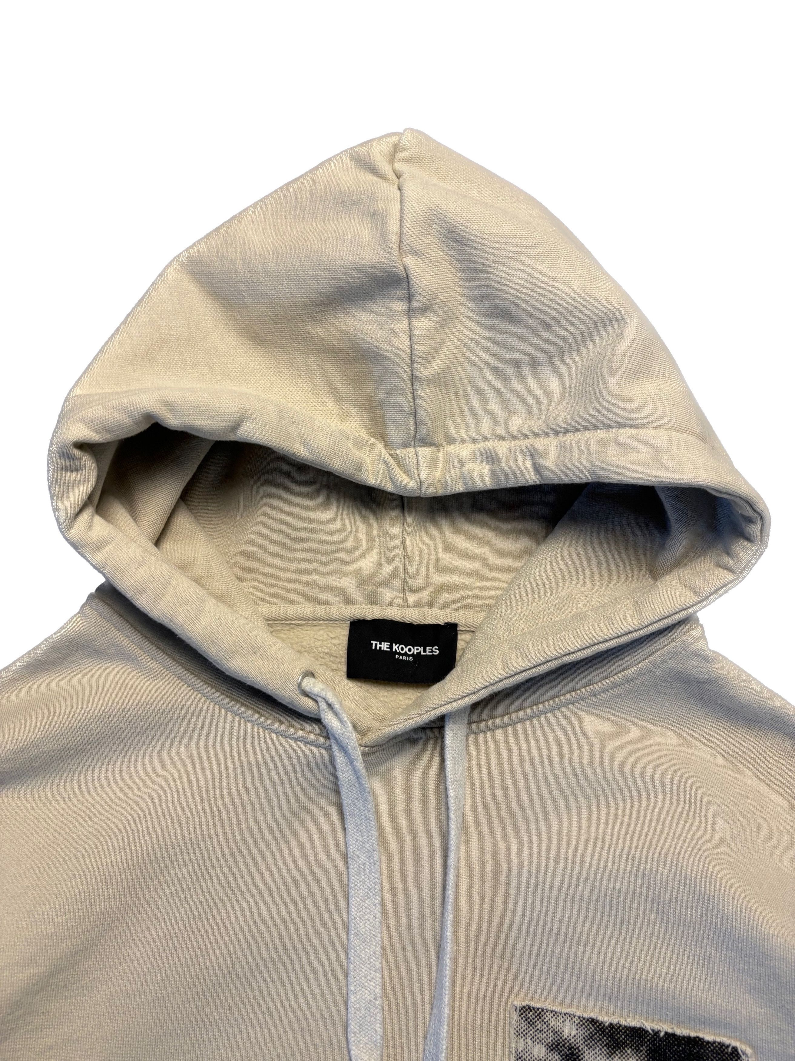 The Kooples The Kooples Patched Beige Hoodie Size US L / EU 52-54 / 3 - 3 Thumbnail