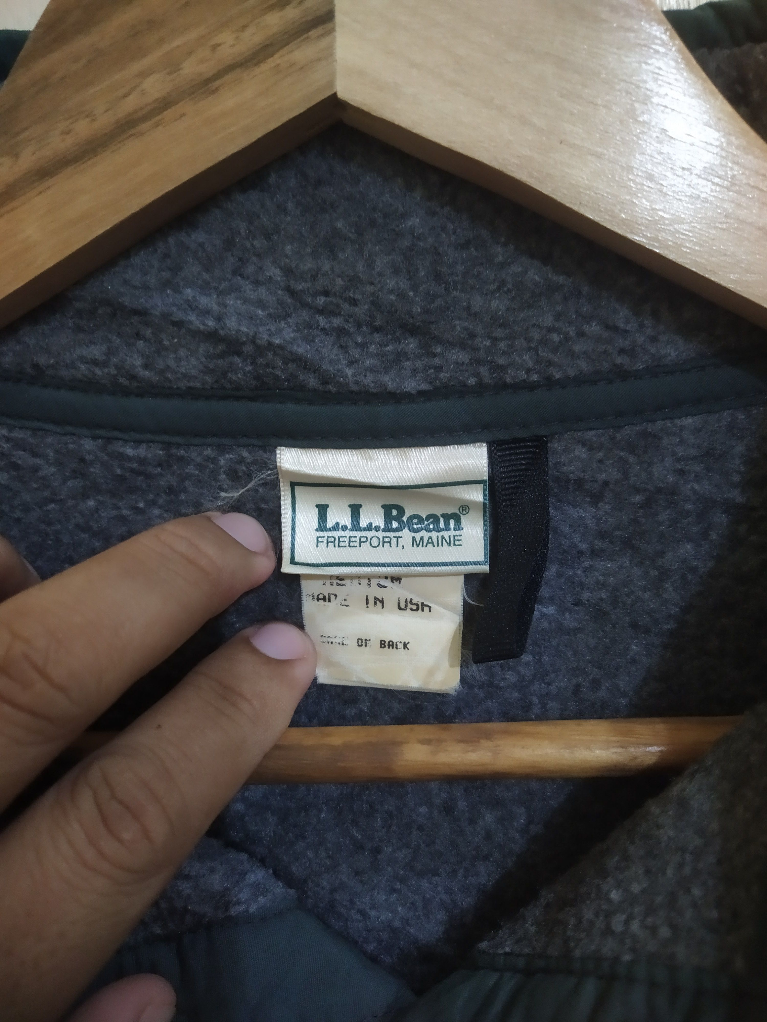 L.L. Bean L.L Bean Vintage Blue Snap Button Fleece Pullover Jumper Size US M / EU 48-50 / 2 - 9 Thumbnail