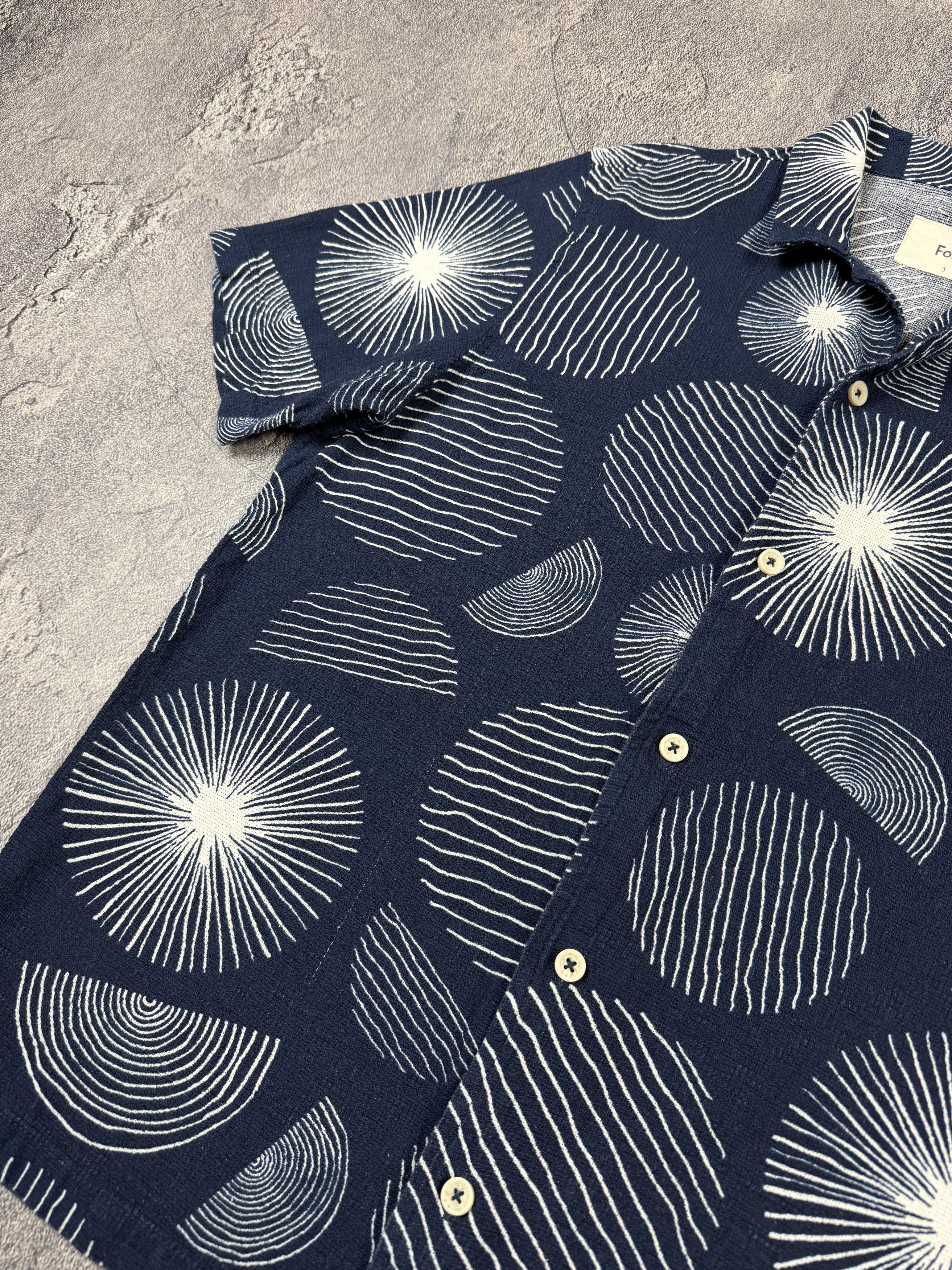 Folk Folk Abstract Navy Shirt Size US M / EU 48-50 / 2 - 4 Thumbnail