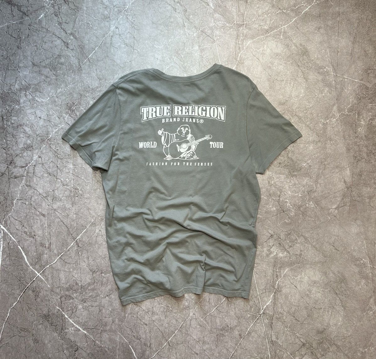 True Religion × Vintage Vintage True Religion T-Shirt small Logo Streetwear Y2k Size US L / EU 52-54 / 3 - 1 Thumbnail