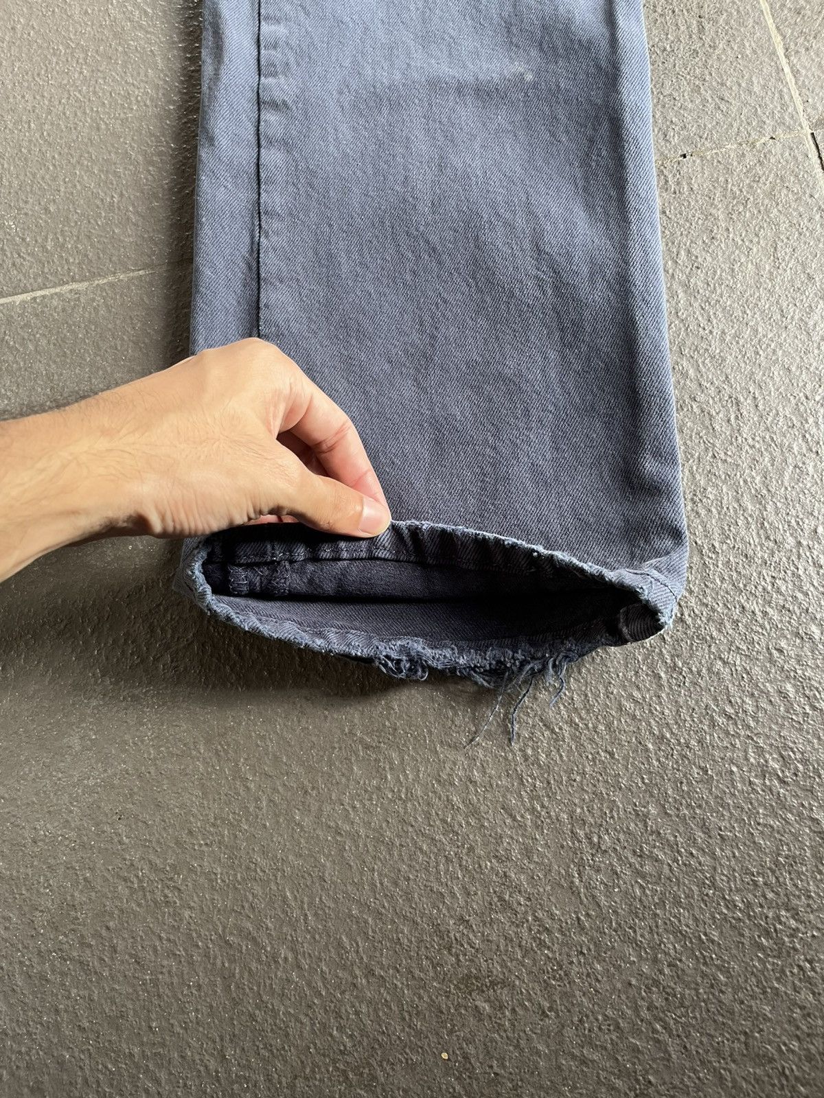 Levi's 34X32 Late 90’s Levi’s 501 Dye Black Distressed Faded Size US 32 / EU 48 - 15 Thumbnail