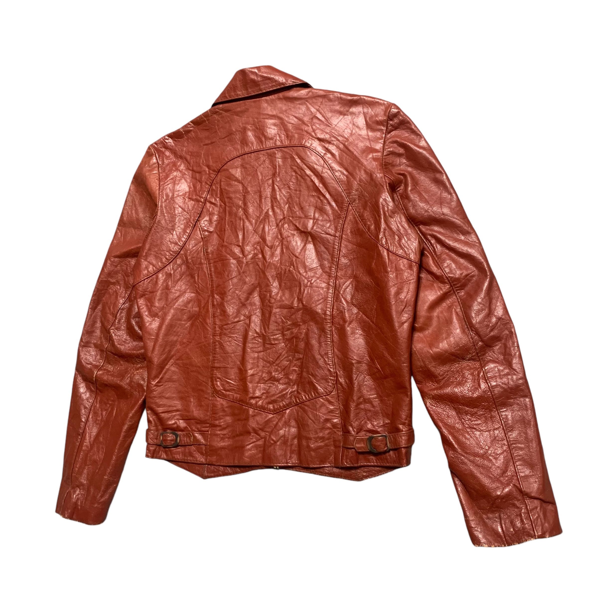 Vintage Vintage 70s Chess King Motorcycle Riding Leather Jacket Size US S / EU 44-46 / 1 - 10 Thumbnail