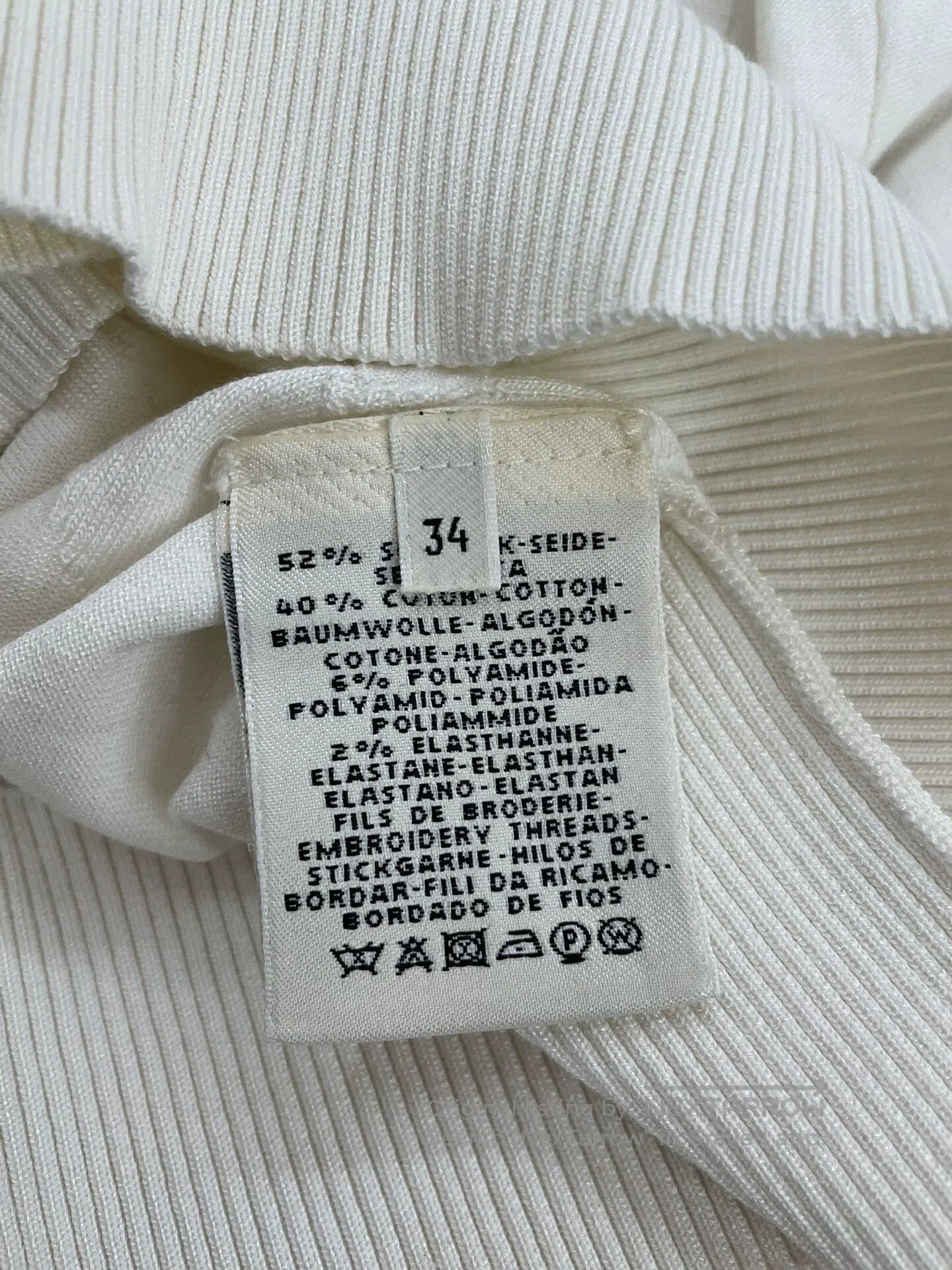 Hermes Hermes White Short Sleeve Knit Top. Size M / US 6-8 / IT 42-44 - 5 Thumbnail
