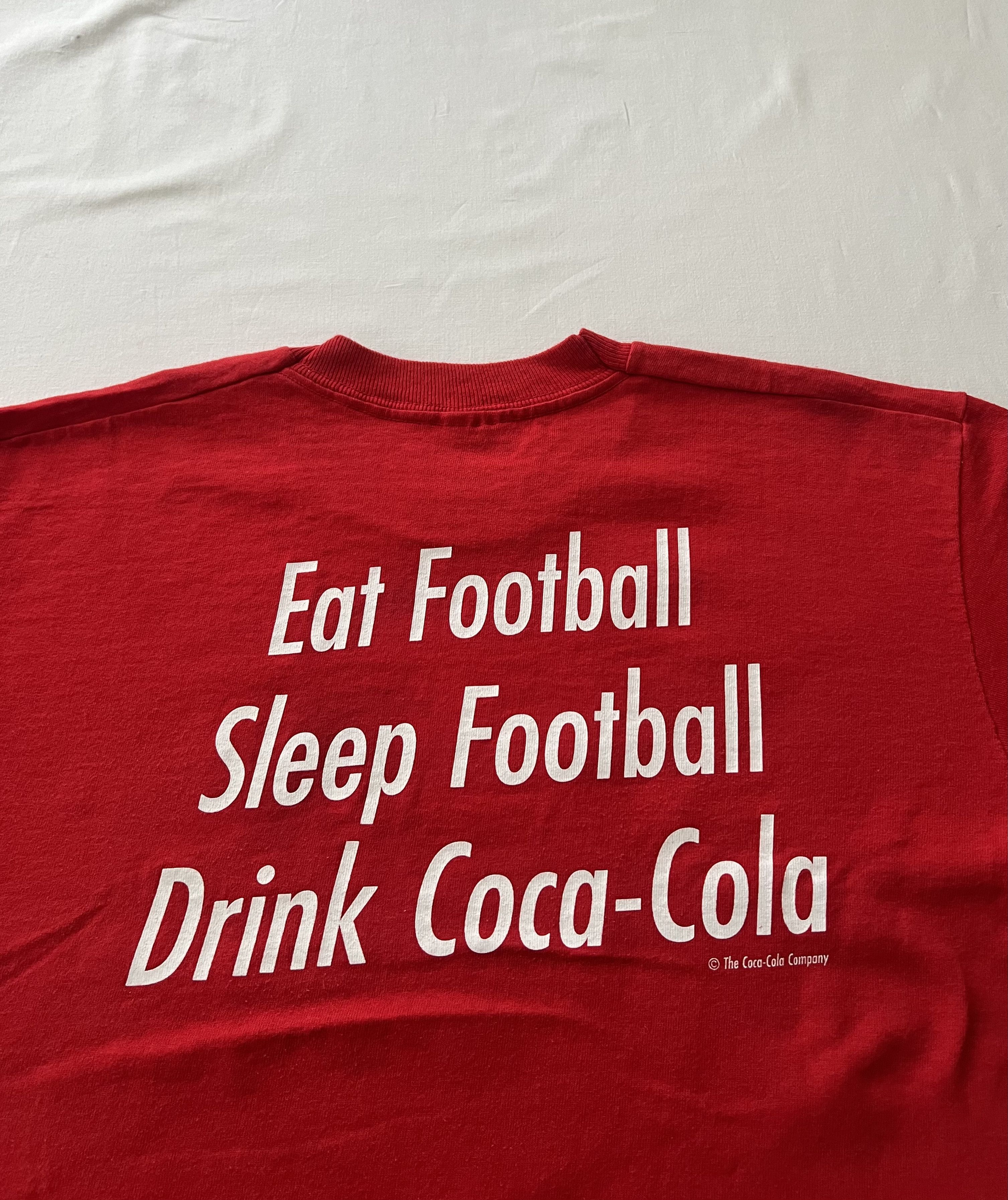 Coca Cola Vintage 1996 Coca Cola UEFA Euro 96 England Promo T-shirt Size US M / EU 48-50 / 2 - 10 Thumbnail
