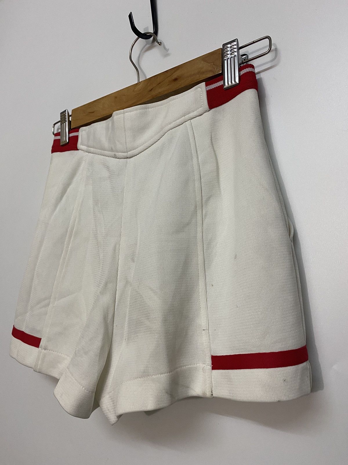 Japanese Brand × Vintage VINTAGE Yonex Tennis Shorts White Wimbledon Sports Japan Size 24" / US 00 / IT 34 - 5 Thumbnail