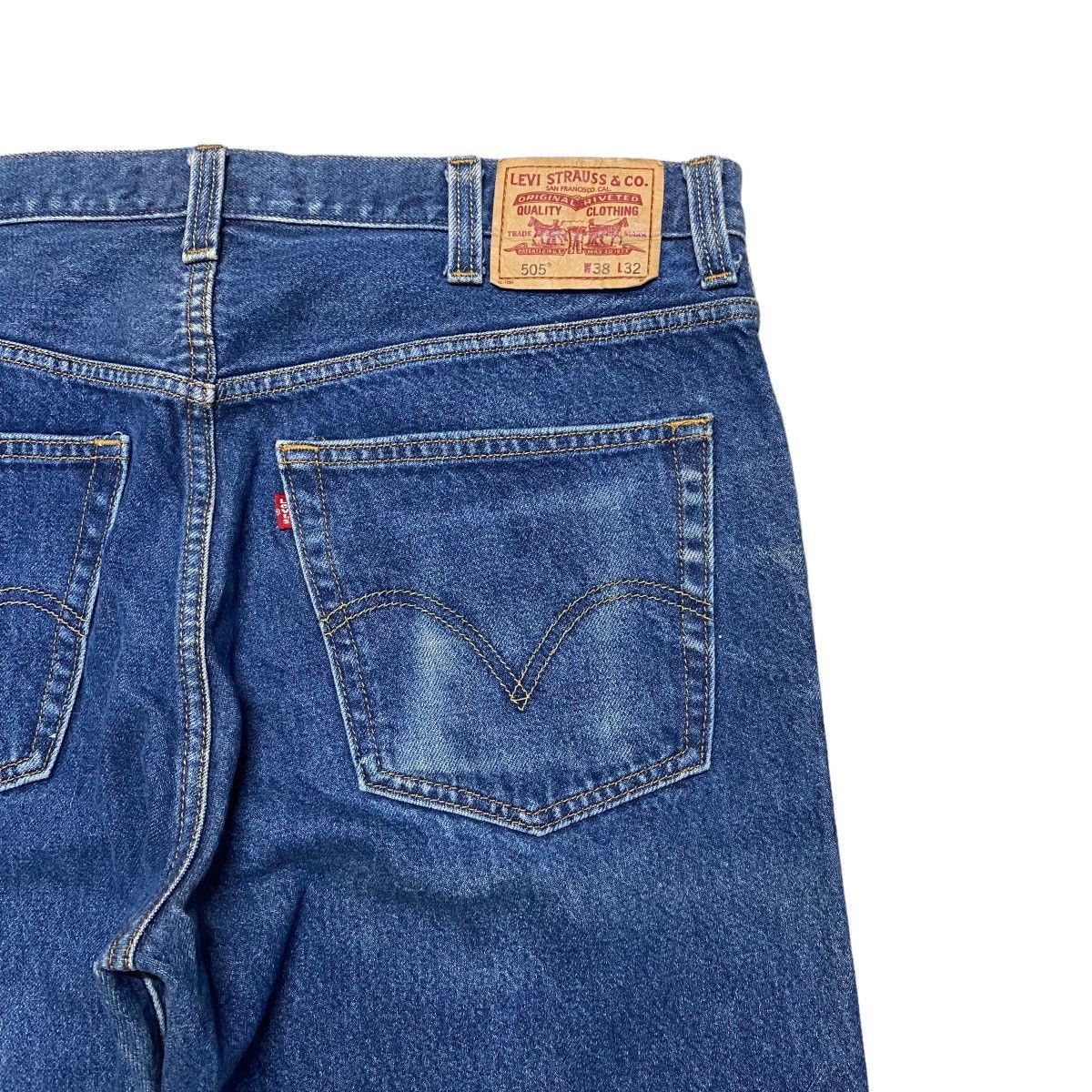 Levi's Vintage Y2K Levis 505 Regular Fit Denim Jeans Size US 38 / EU 54 - 12 Thumbnail