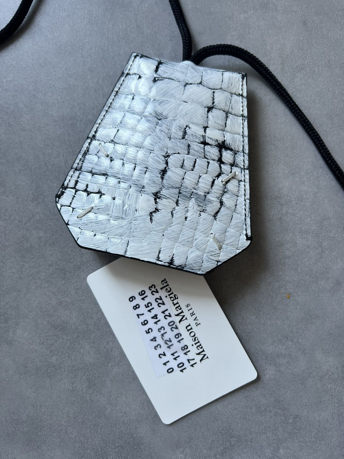 Maison Margiela Maison Margiela Painted Crocodile Leather Key Case Lanyard Size ONE SIZE - 2 Thumbnail