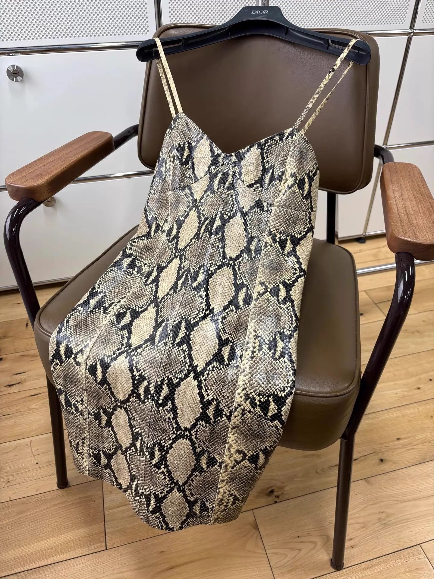 Gucci Gucci Runway Snake Print Leather Cami Dress IT38 Size XS / US 0-2 / IT 36-38 - 7 Thumbnail