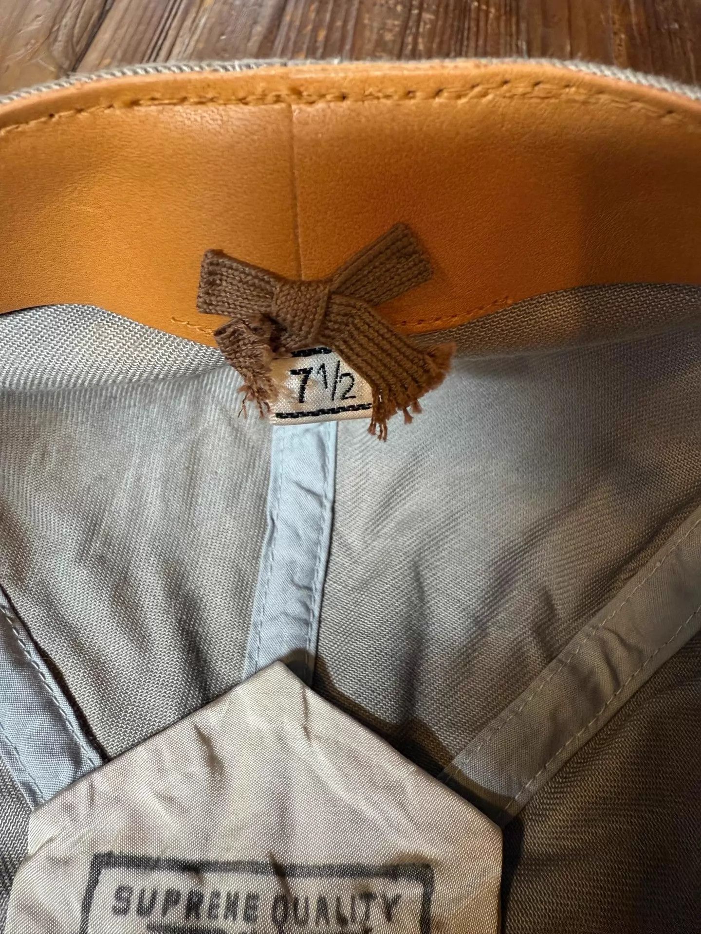 At Last & Co. Gray Classic Newsboy Cap 7½ Mint