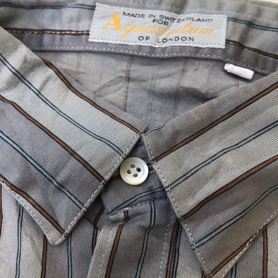 Aquascutum Aquascutum of london Silk Shirt Long Sleeve Swissmade Size US M / EU 48-50 / 2 - 3 Thumbnail