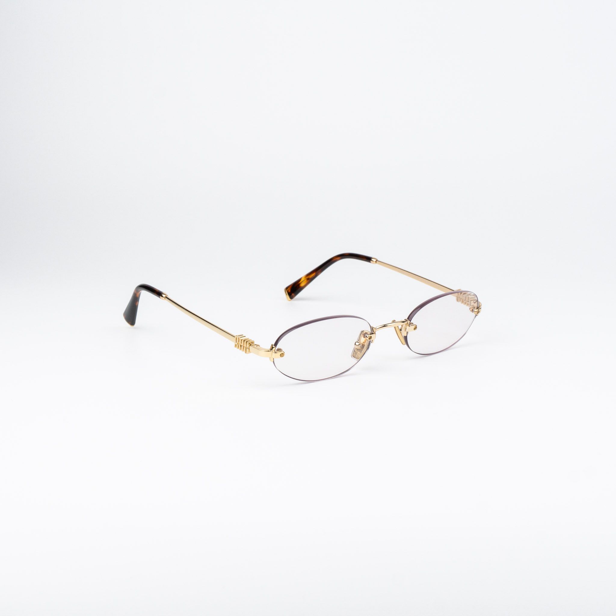 Miu Miu Miu Miu Women Eyeglasses Rimless MUA54S 5AK08N NEW AUTHENTIC Size ONE SIZE - 6 Thumbnail