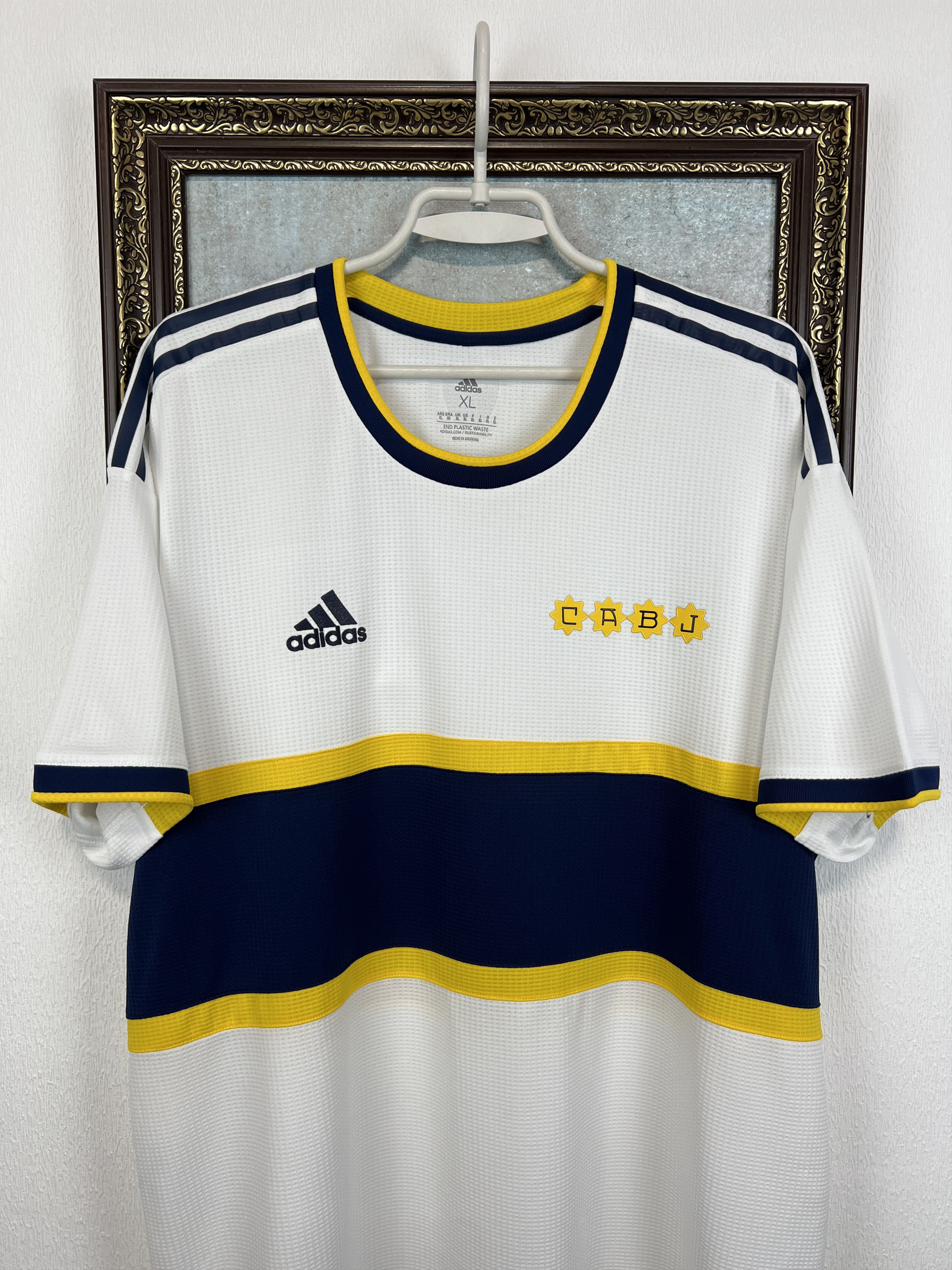 Adidas Boca Juniors Away football shirt 2022 Soccer Jersey Trikot Size US XL / EU 56 / 4 - 2 Thumbnail